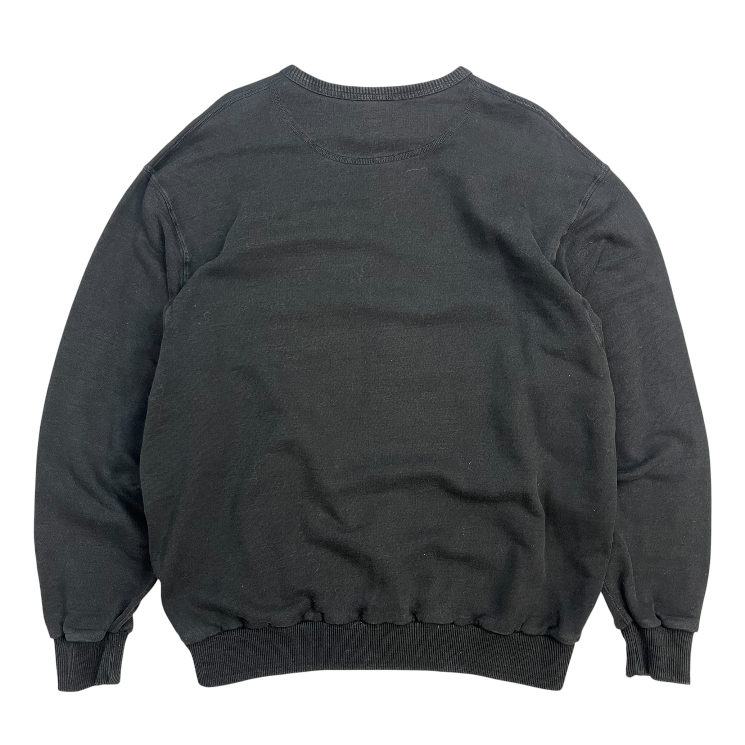 Vintage Non Fiction Blank Crewneck Black