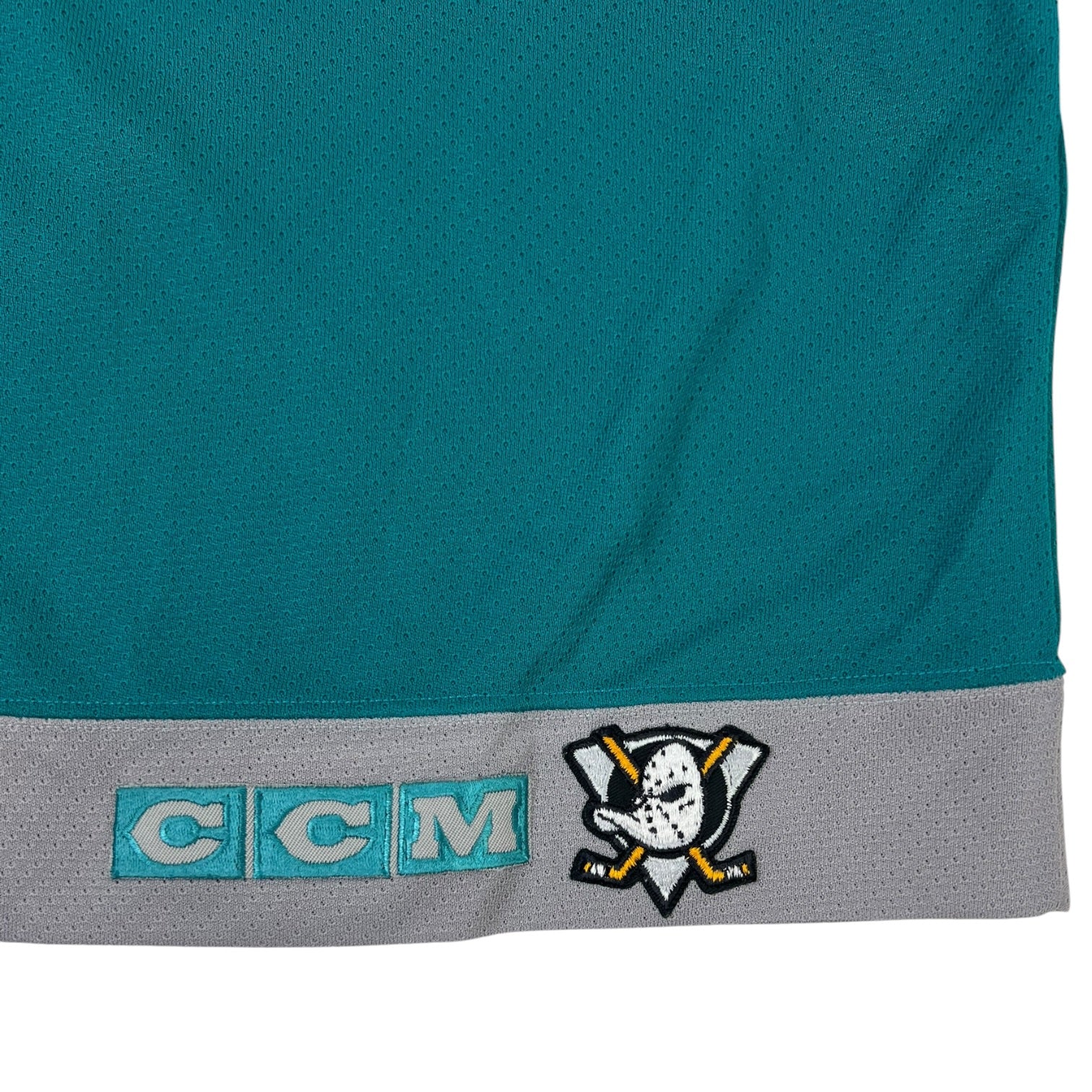Vintage CCM 1990’s Anaheim Mighty Ducks NHL Hockey Jersey Teal