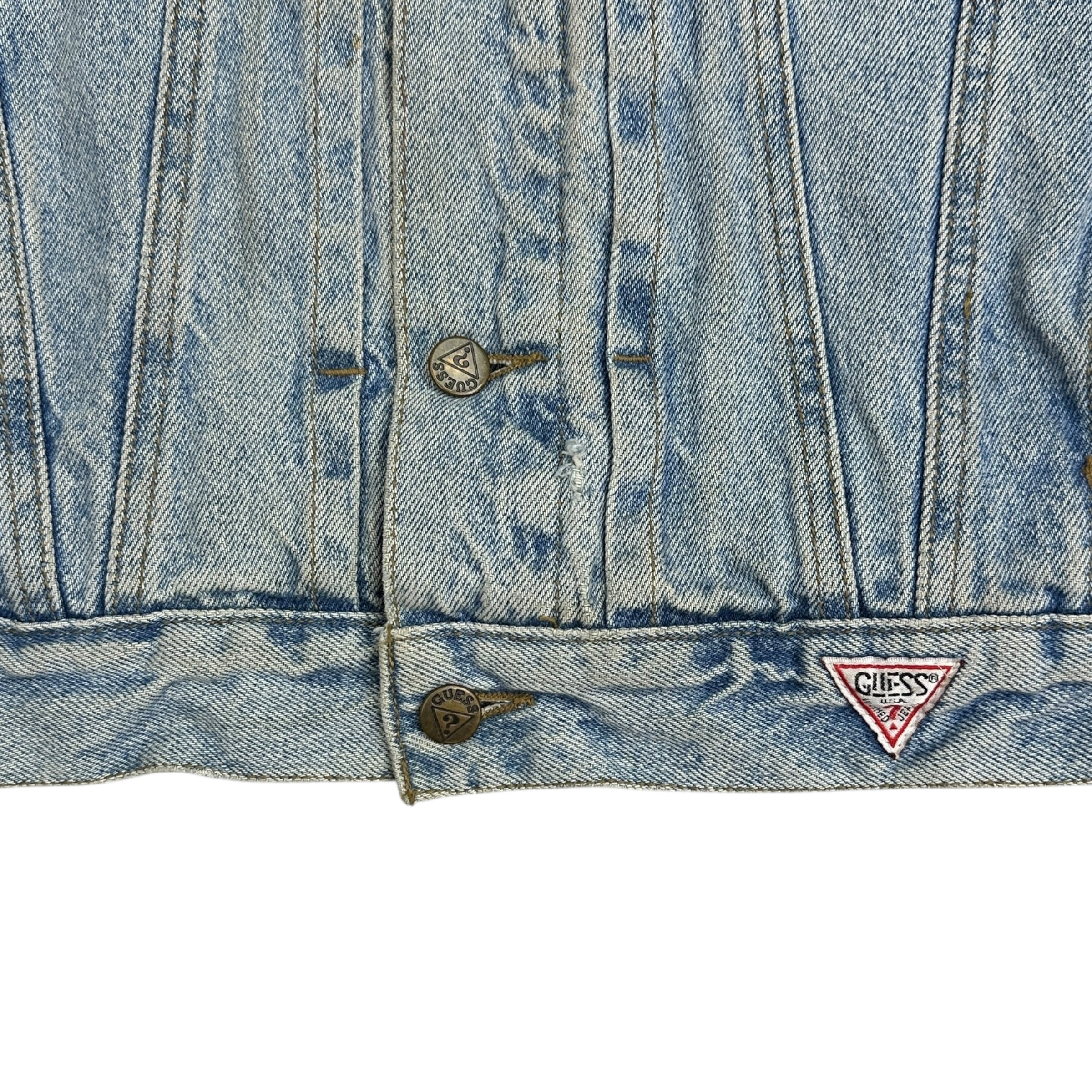 Vintage Guess U.S.A Women’s Light Wash Denim Jacket