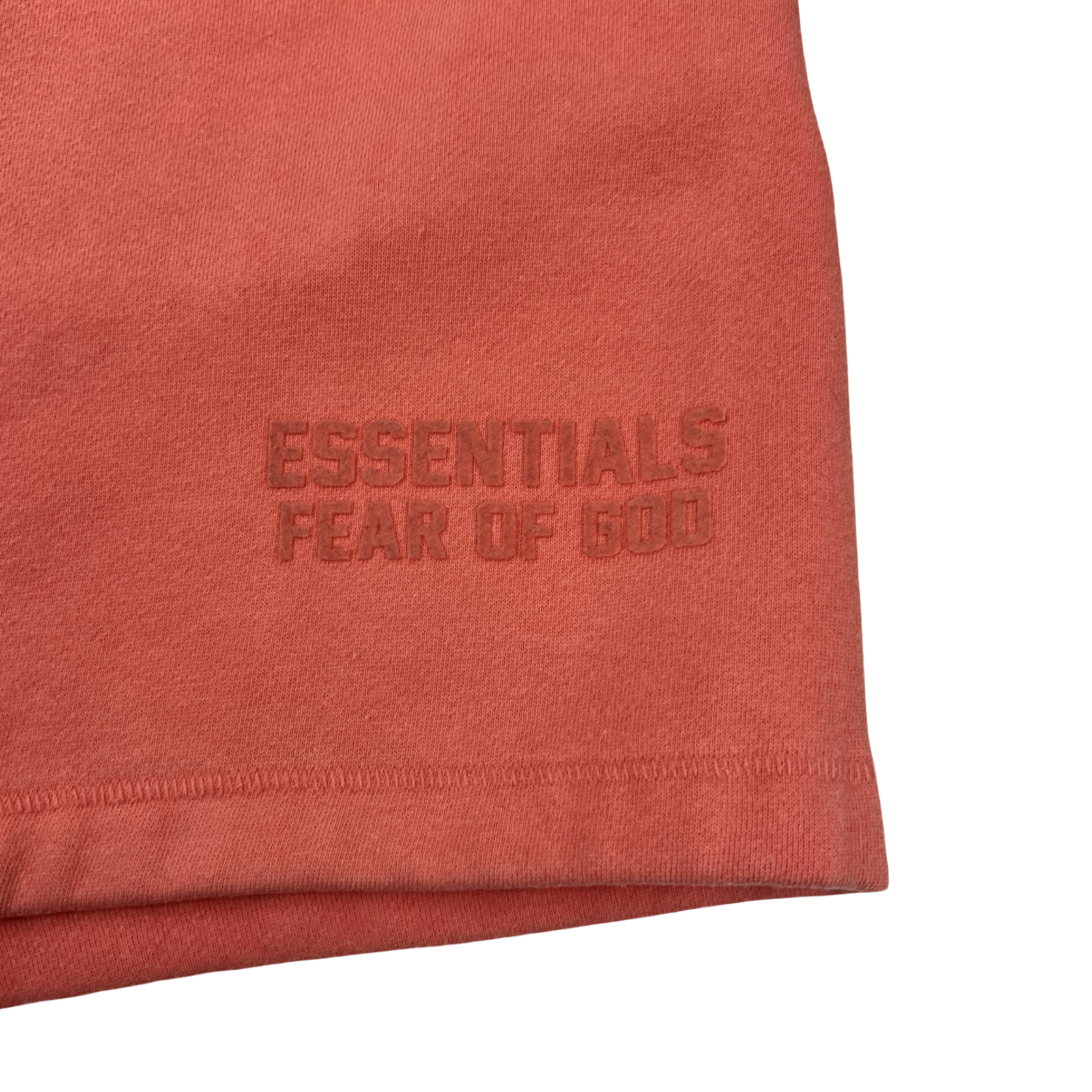 Fear of God Essentials Jersey Shorts Coral