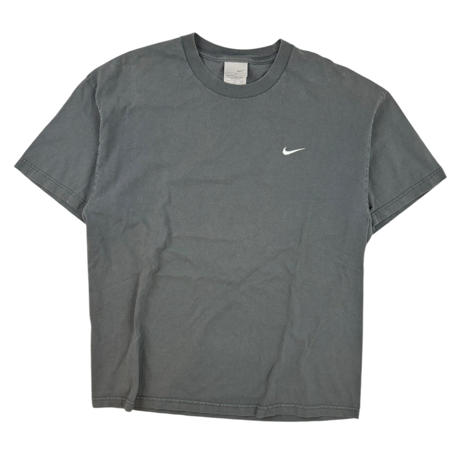 Vintage Nike Mini Swoosh T-Shirt Dark Grey