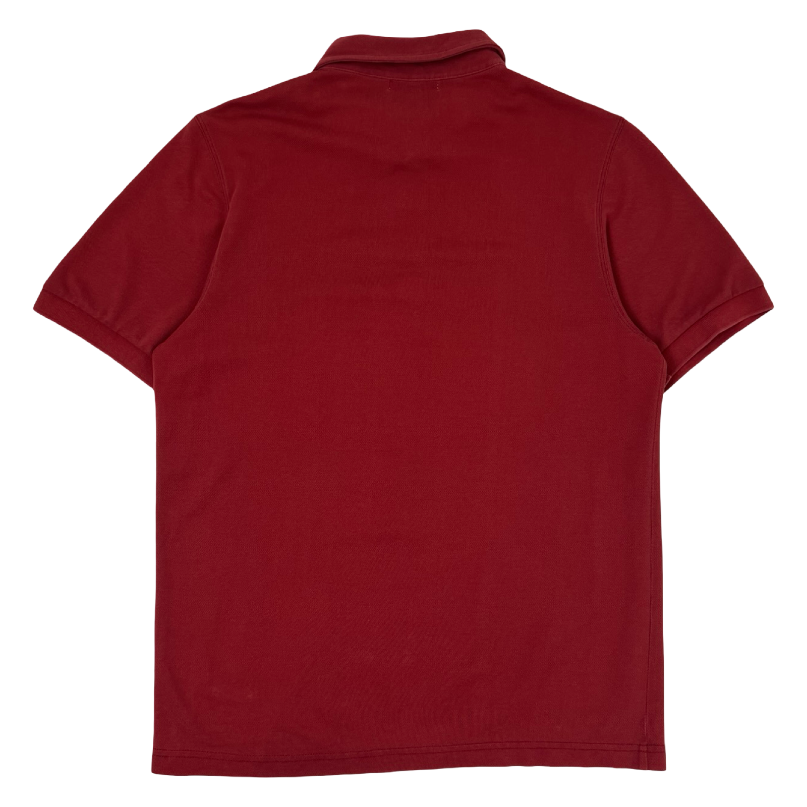 Classic Burberry Pique Polo Shirt Red