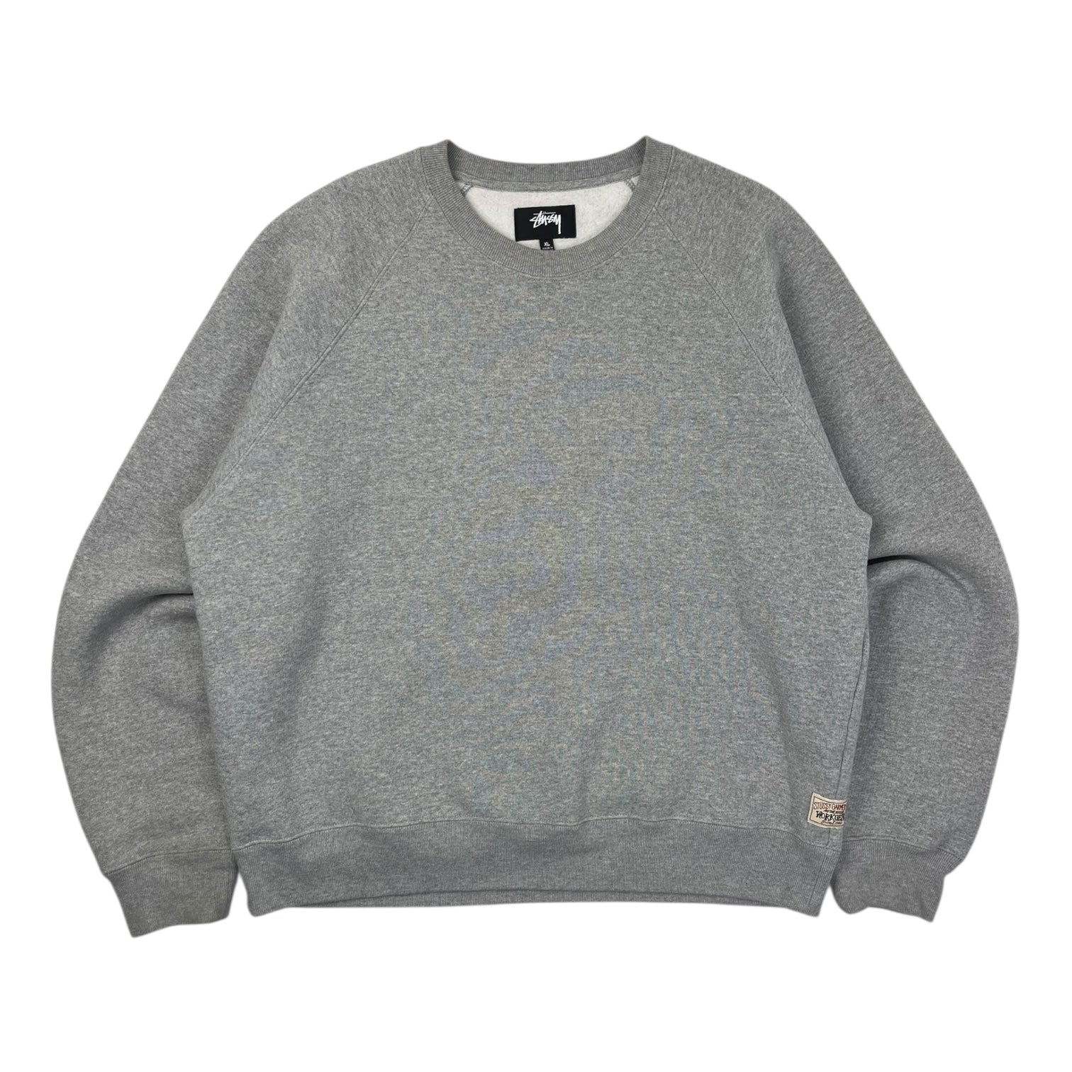 Stussy Relaxed Crew Ash Heather