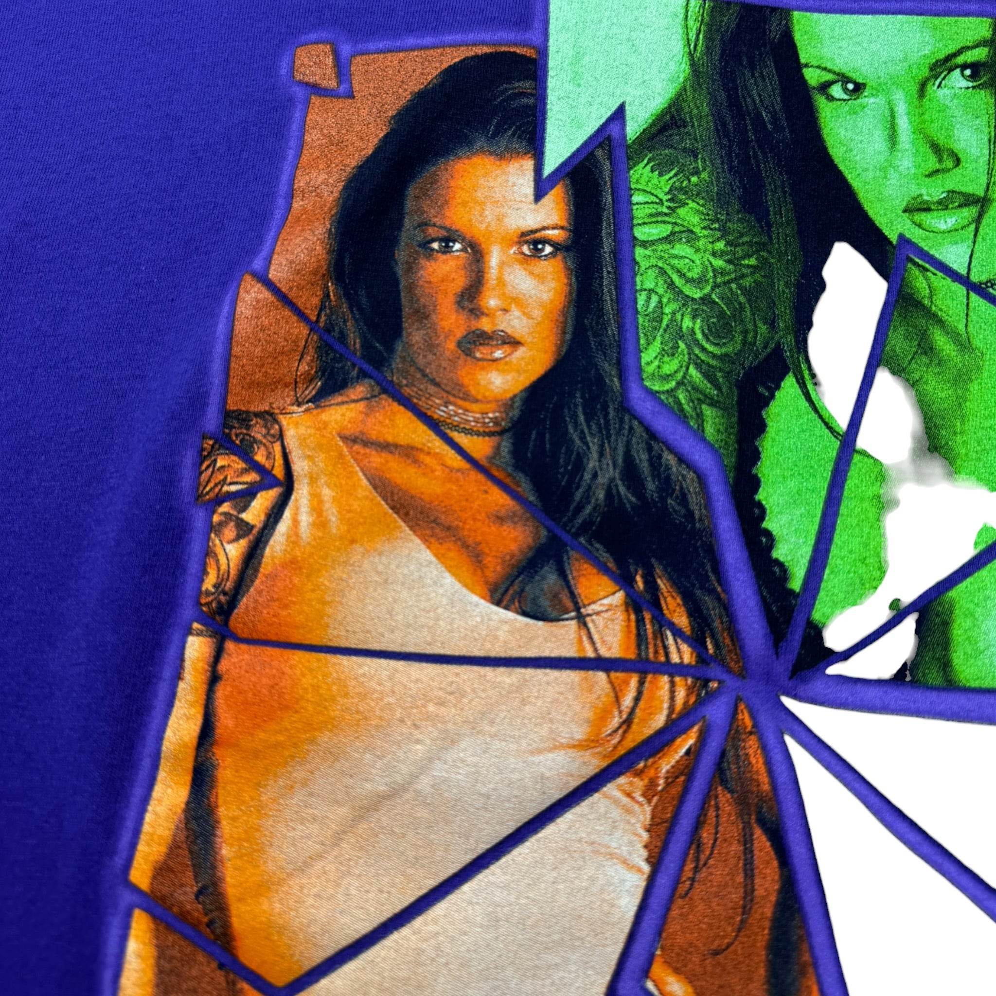 2001 Lita WWF Diva Collage T-Shirt