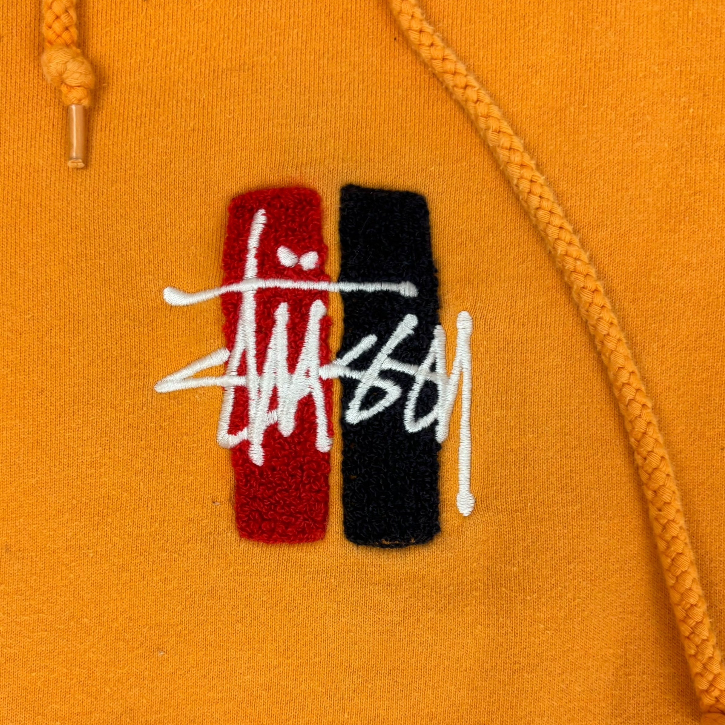 Stüssy Spellout Tapestry Hoodie Orange