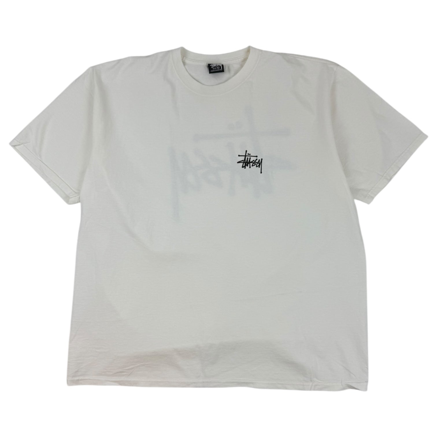 Stüssy Stock Logo T-Shirt Natural