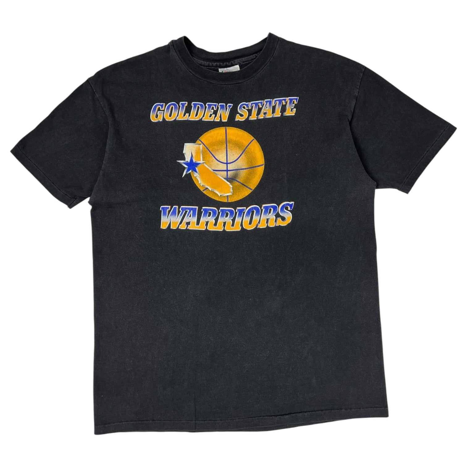 Vintage 1991 Playoffs Golden State Warriors T-Shirt Grey