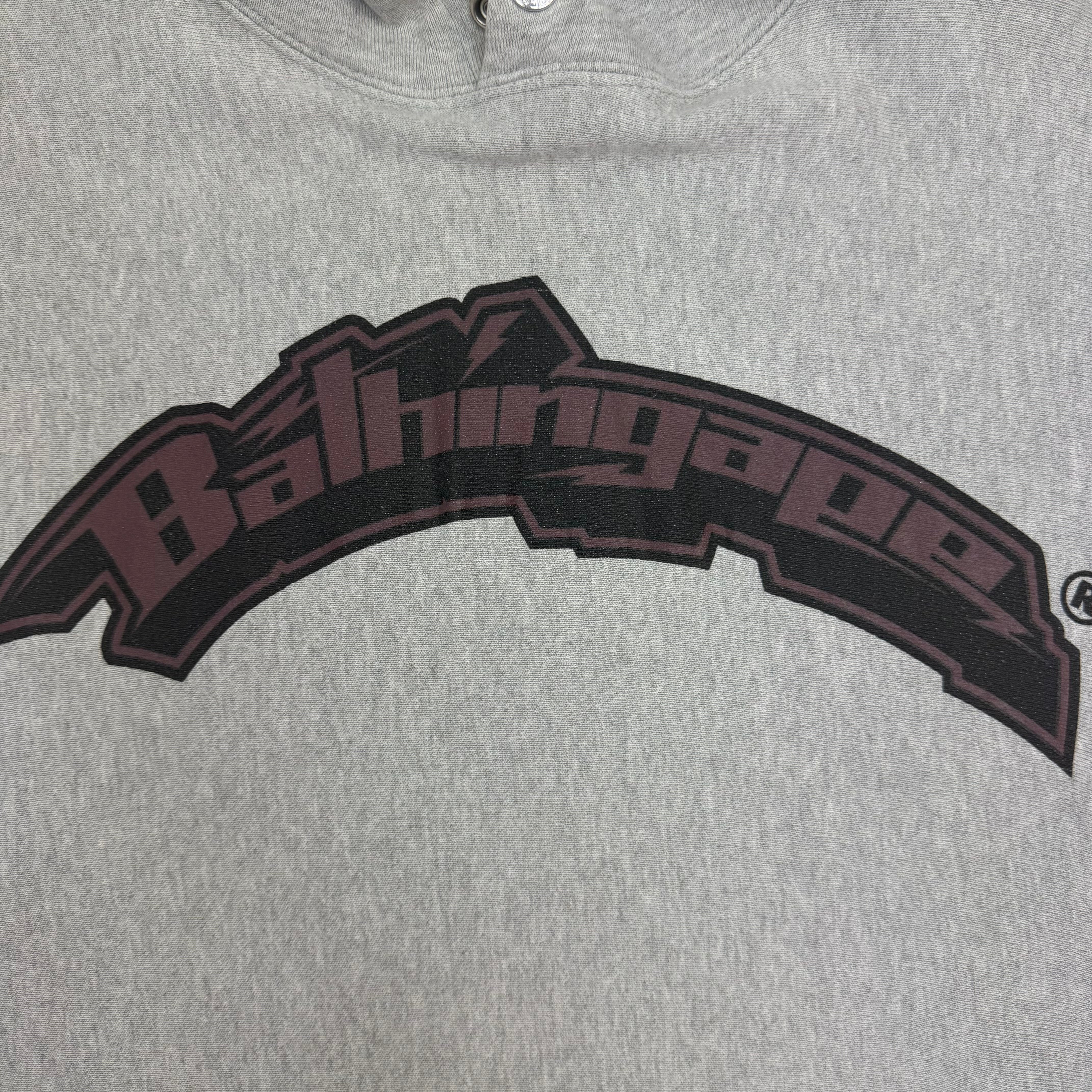 2001 Bape “Creeper” Hoodie Grey