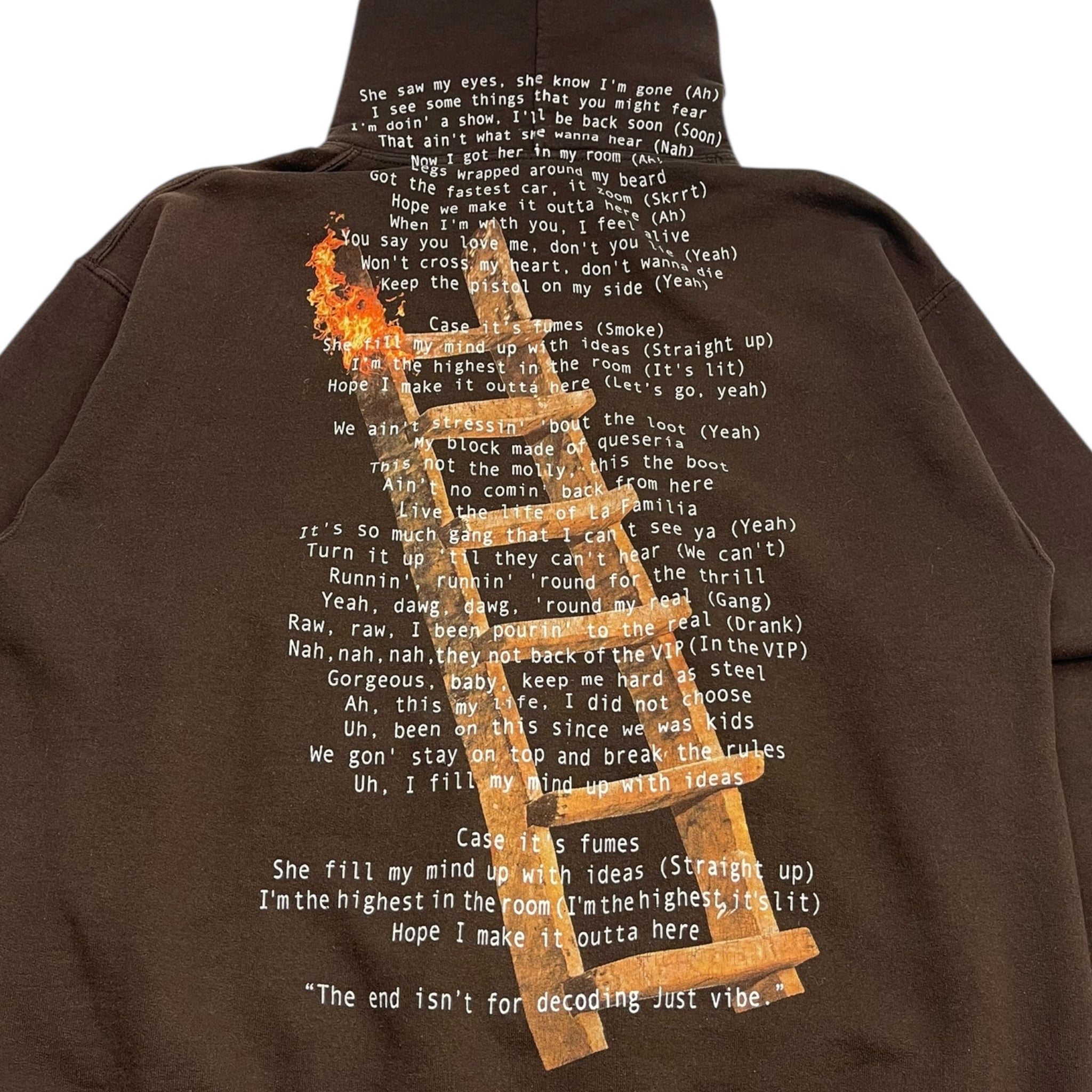Travis Scott Highest In The Room Hoodie Brown