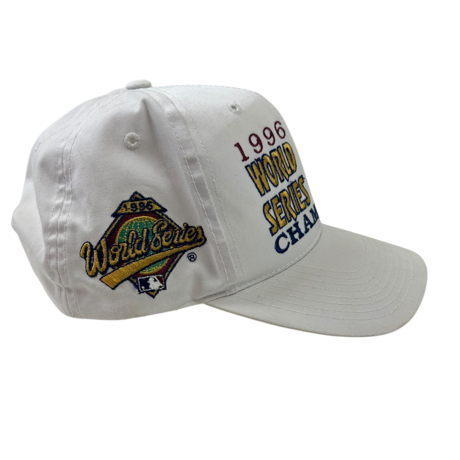 Vintage 1996 New York Yankees World Series Champions StrapBack Hat White