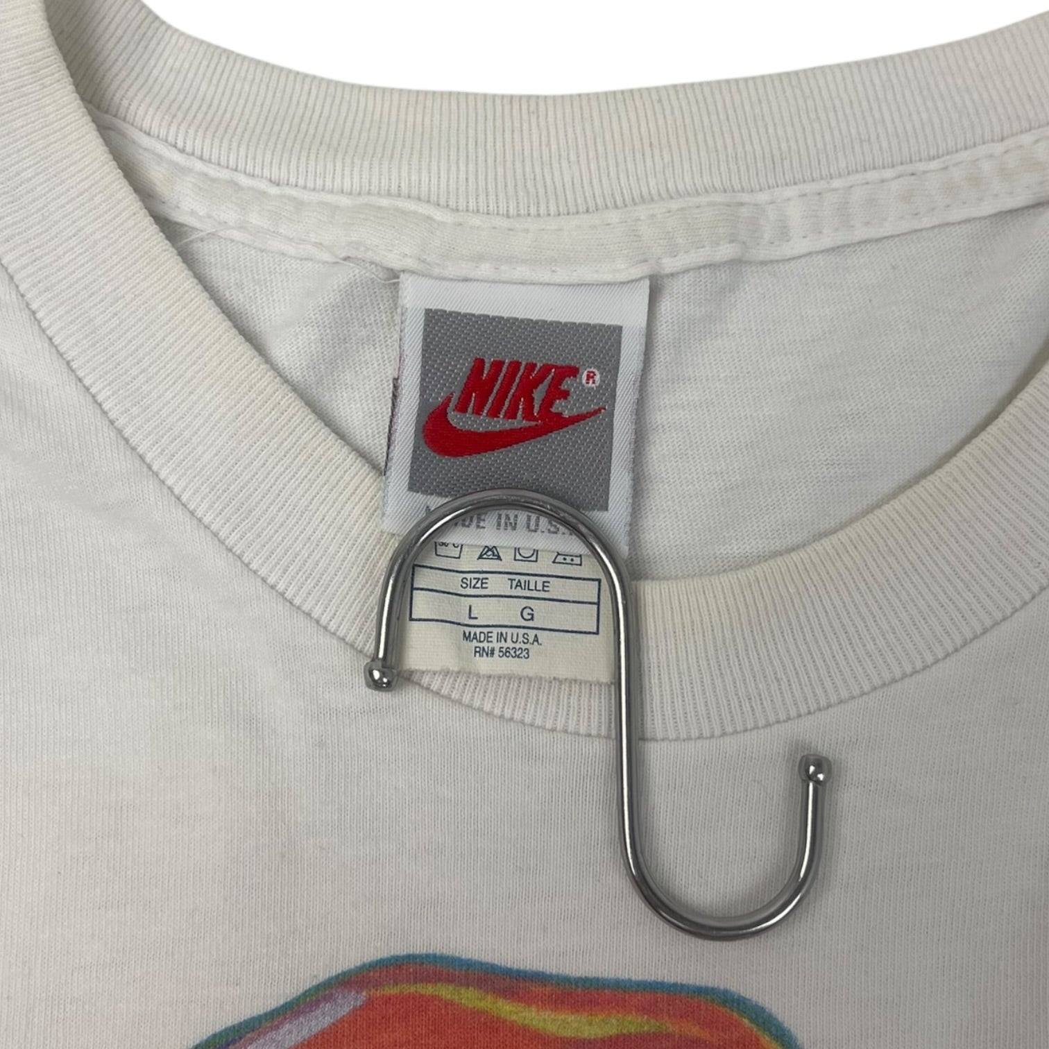 Vintage Nike Hoops Heroes Charles Barkley T-Shirt White