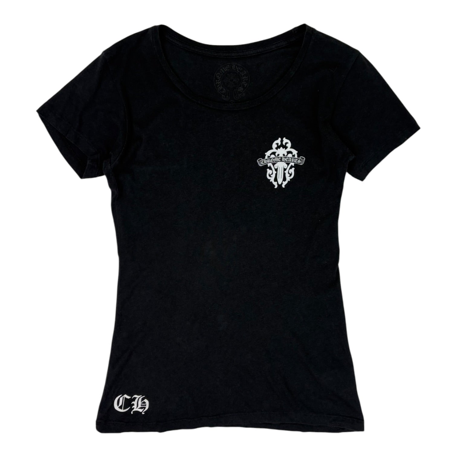 (W) Chrome Hearts Hollywood Dagger Tee Black