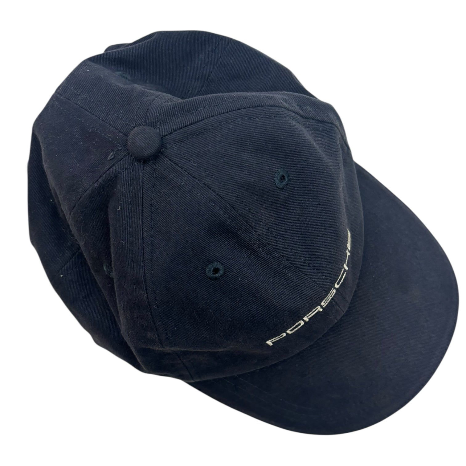 Vintage Porsche Spellout StrapBack Hat Navy