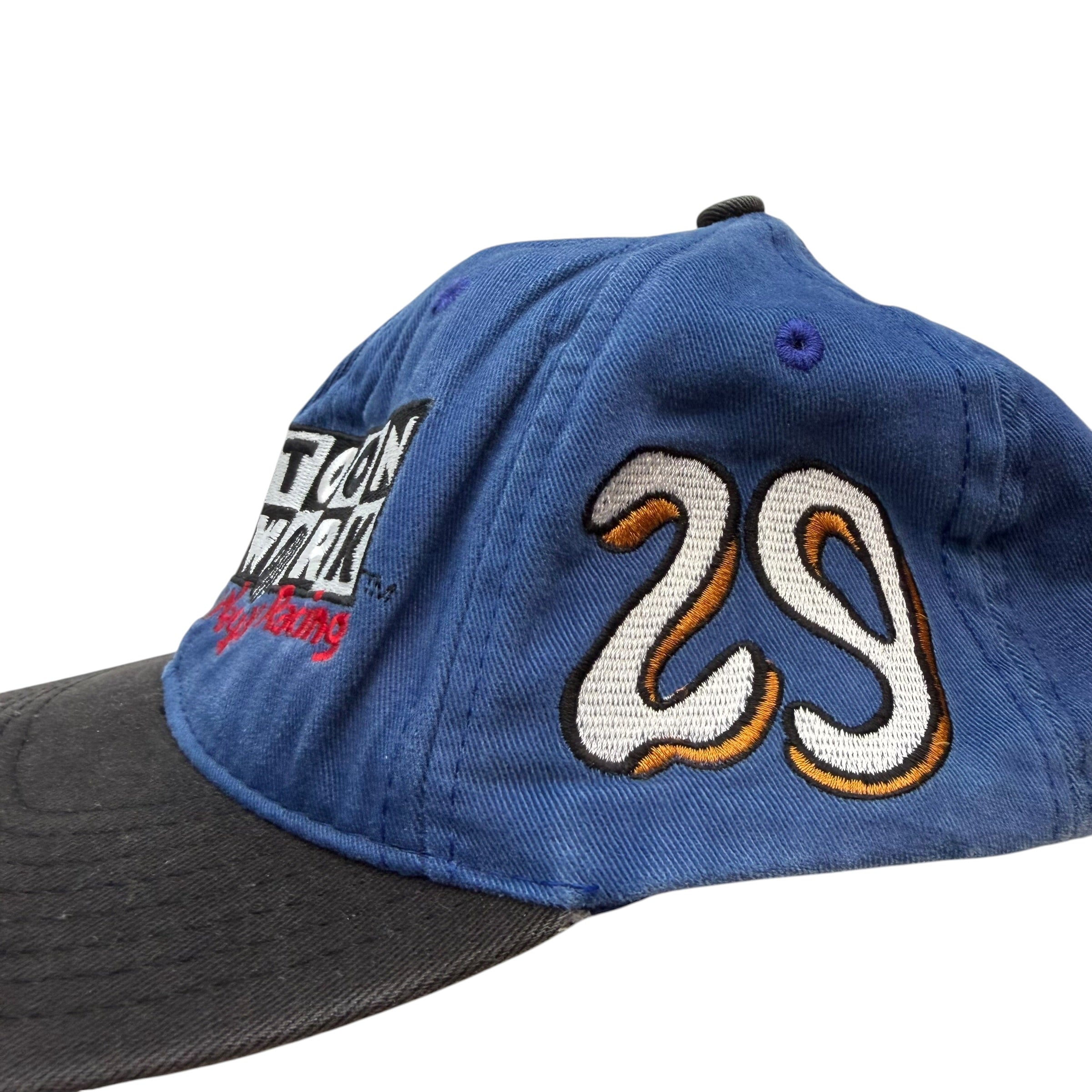 Vintage Cartoon Network Wacky Racing Scooby Doo Embroidered Cap Blue