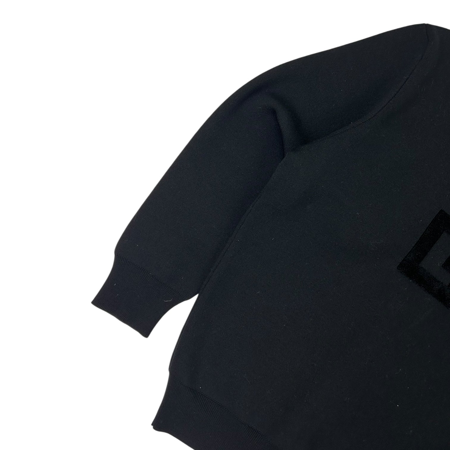 Givenchy Wool Graphic Print Crewneck Black