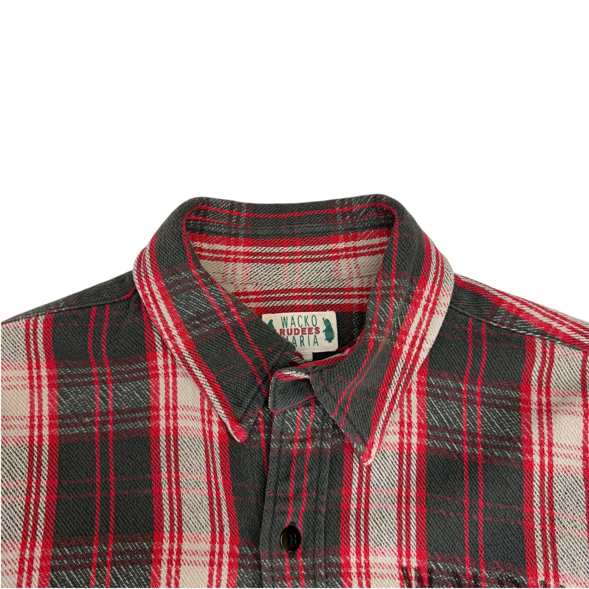Wacko Maria All You Need Is Love Flannel Red
