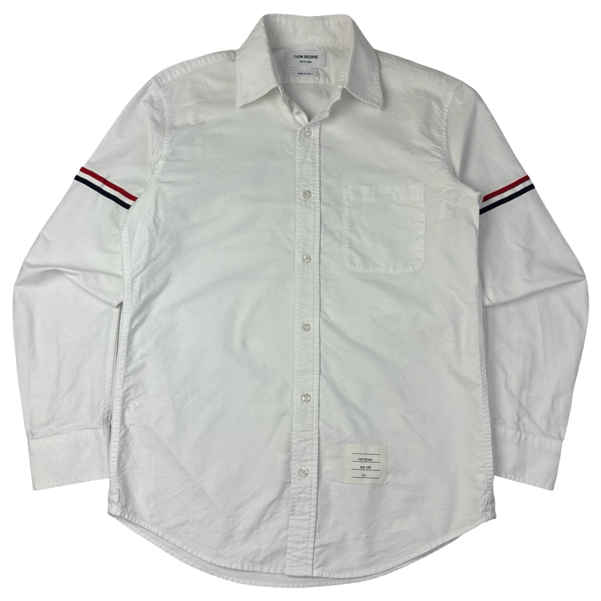 Tom Browne Striped Armband Shirt