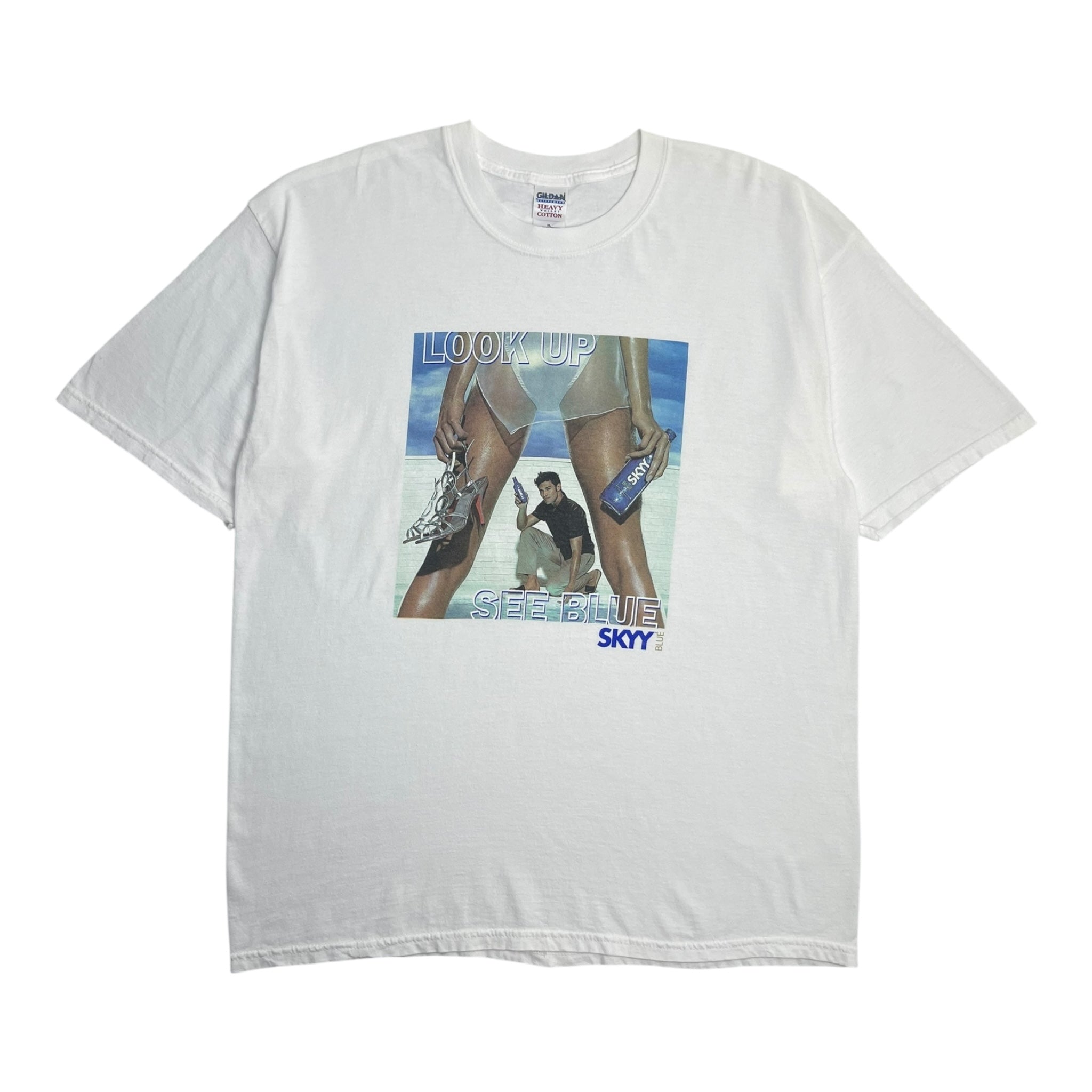 Vintage Skyy Blue Vodka Promo T-Shirt