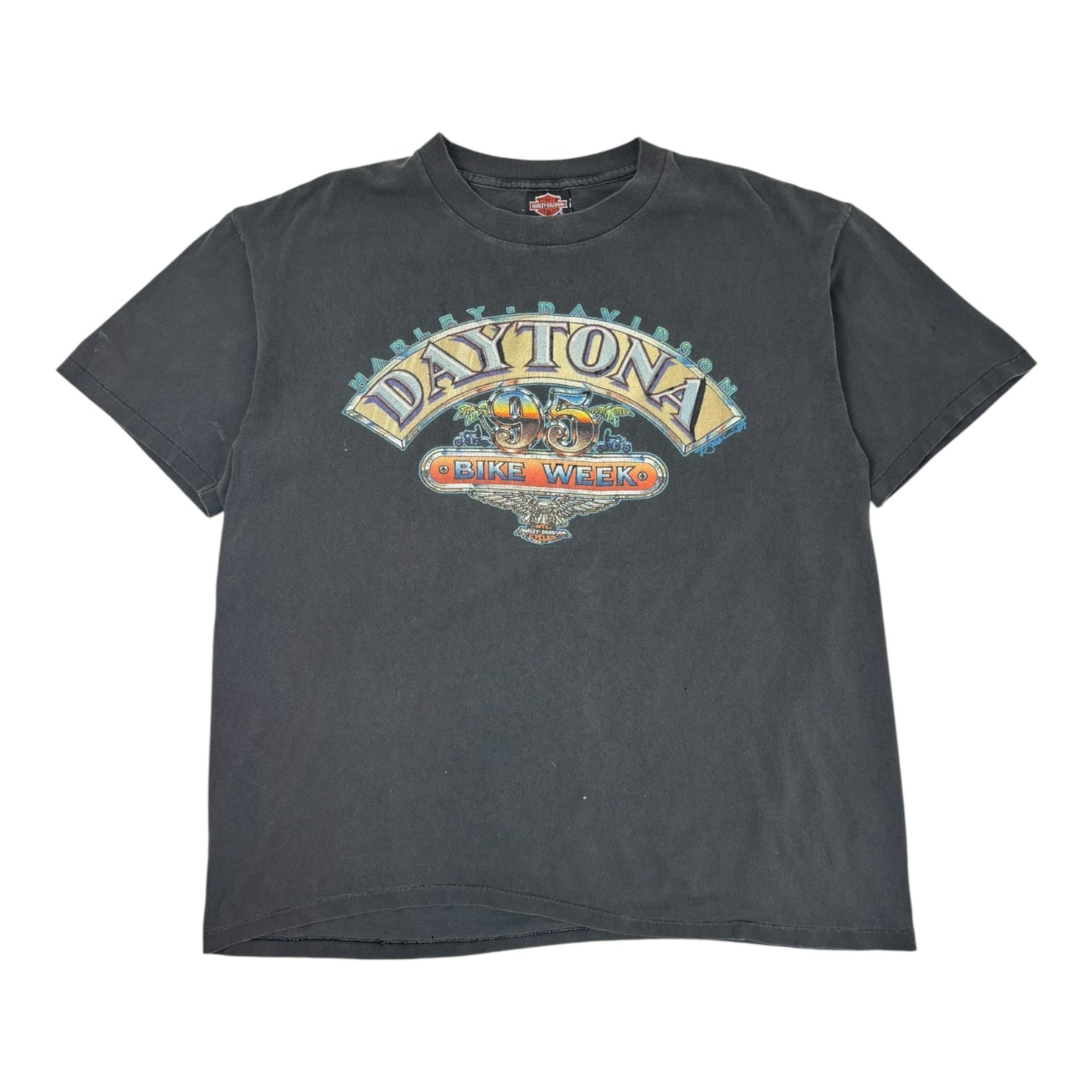1995 Harley Davidson Daytona Bike Week T-Shirt Black