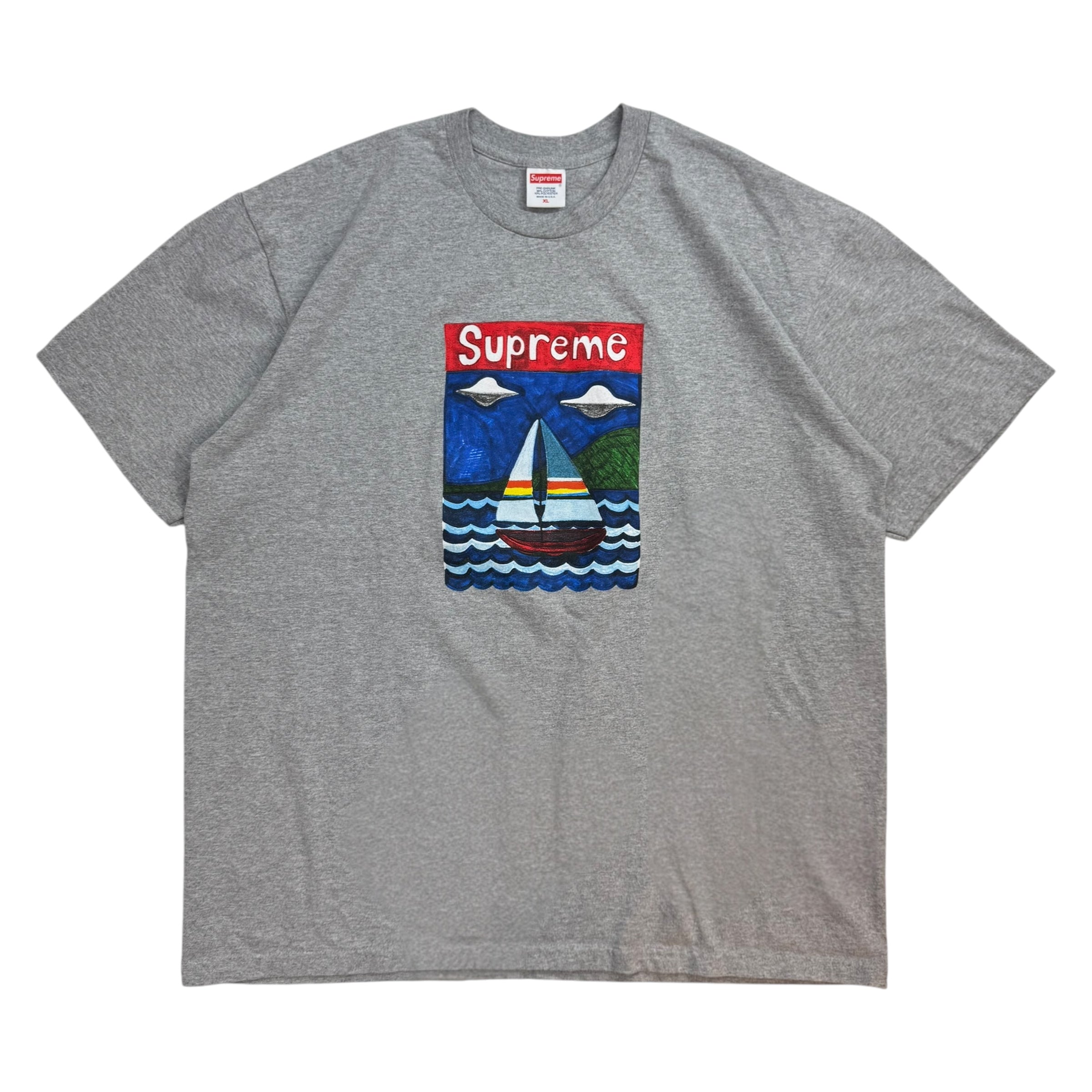 Supreme Sailboat Tee Heather Grey