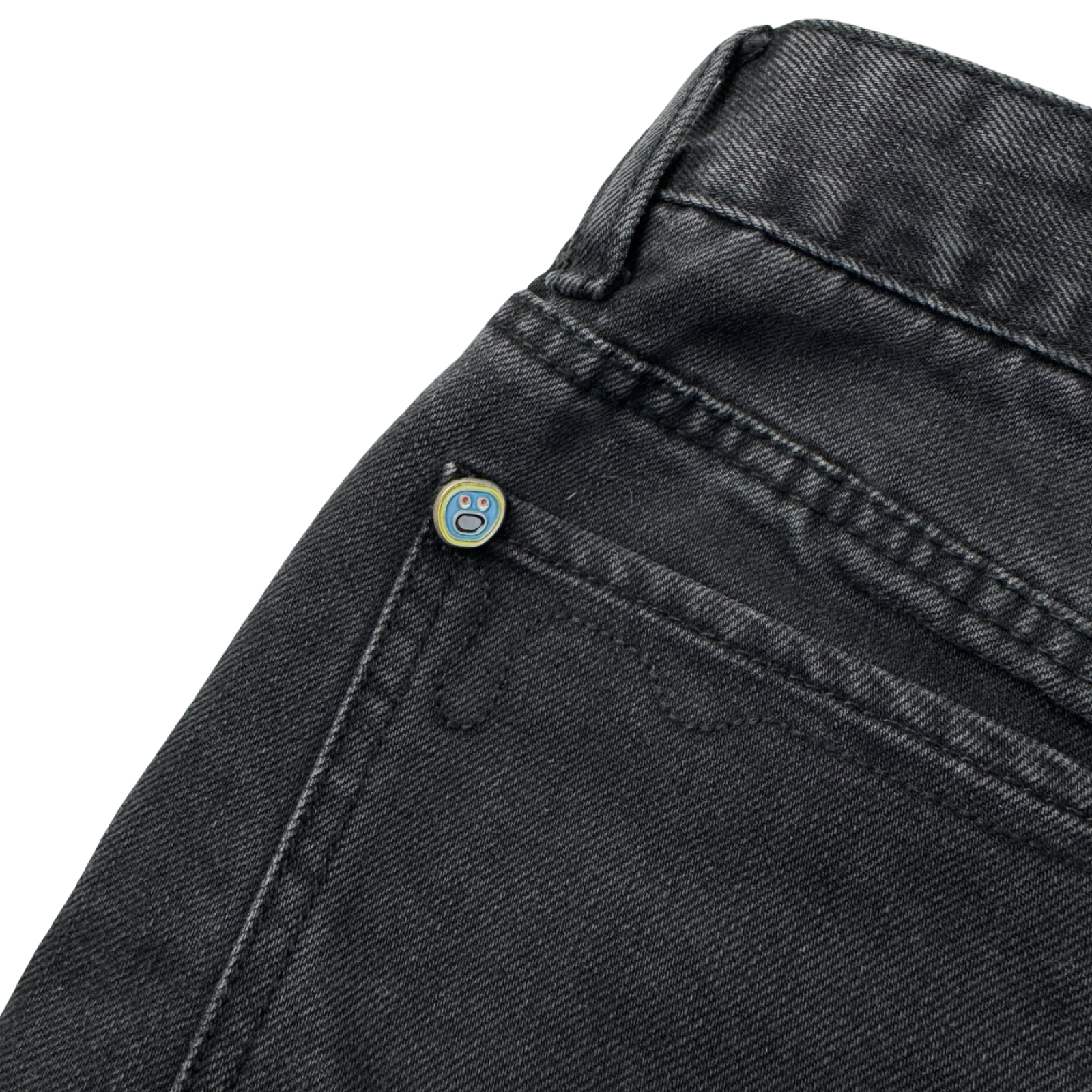 Ice Cream Running Dog Denim Shorts