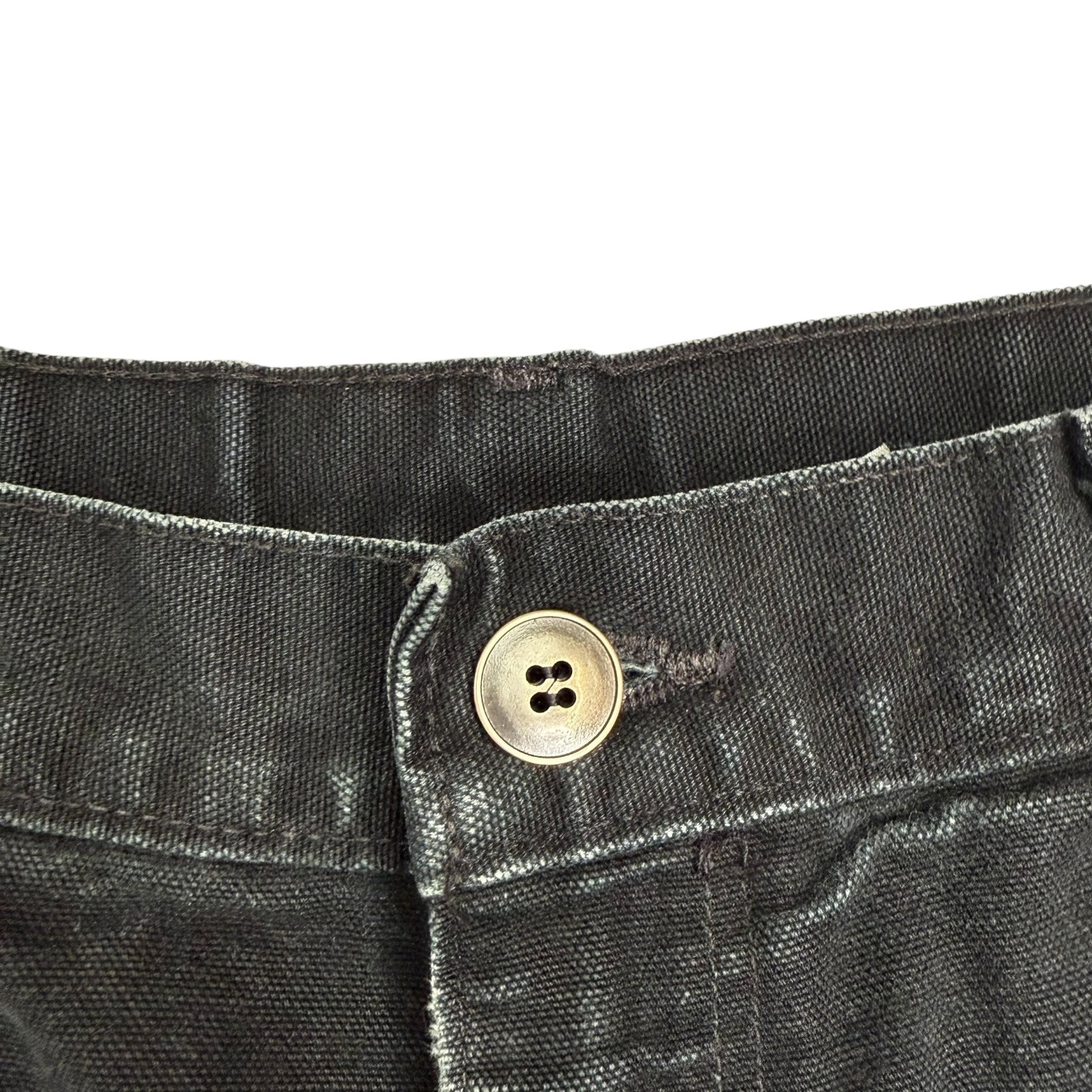 Vintage Carhartt Double Knee Pants Paint Splatter Black