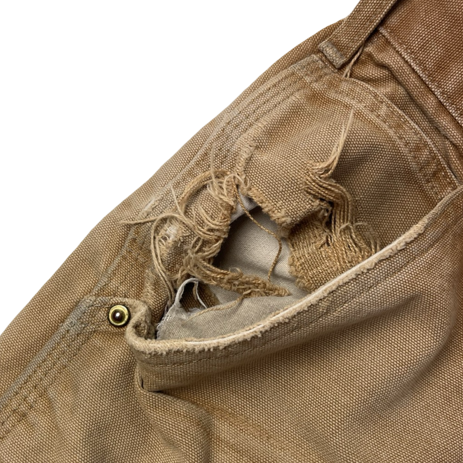 Vintage Carhartt Double Knee Carpenter Pants Beige
