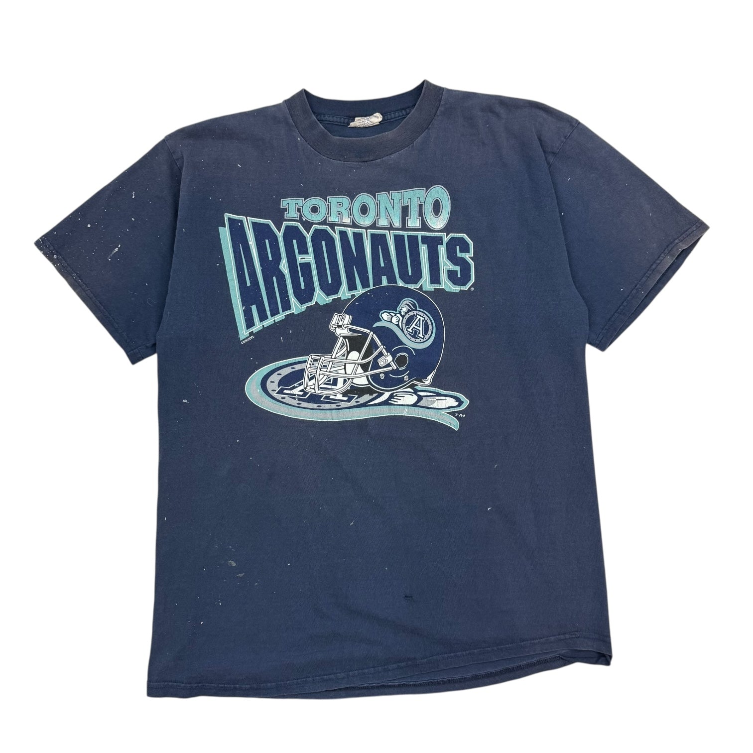 Vintage Toronto Argonauts Tee Navy Blue