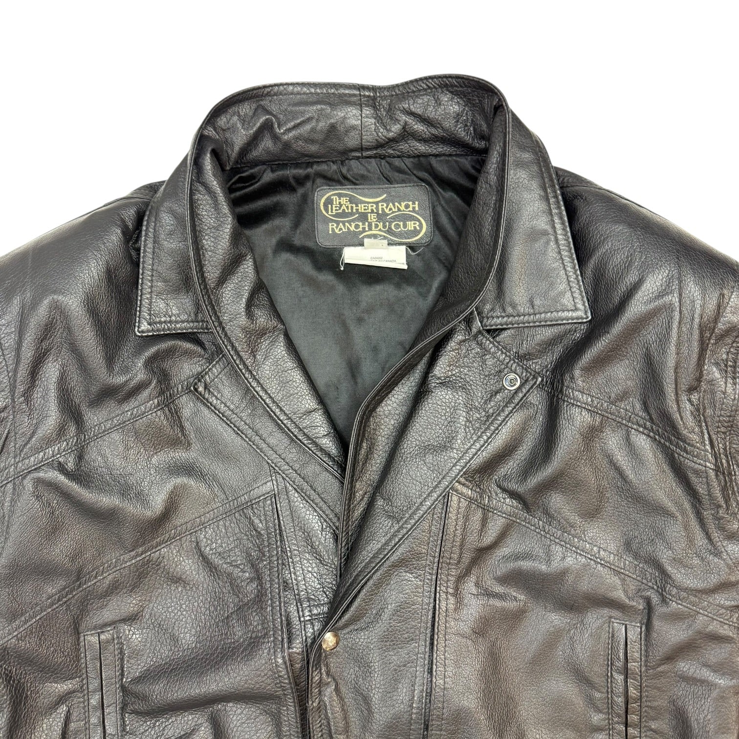 Vintage The Leather Ranch Leather Jacket Black