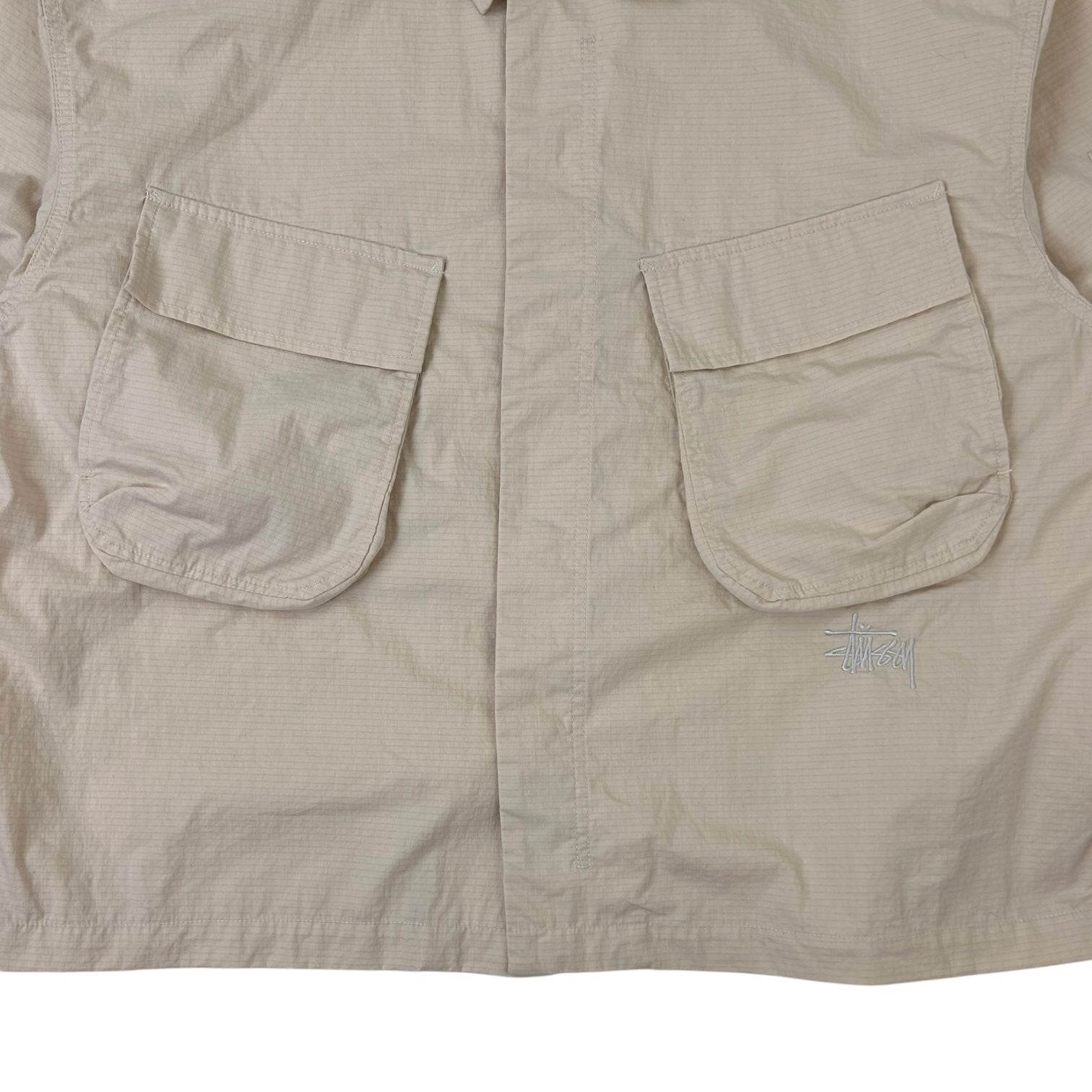Stussy Military LS Overshirt Cream