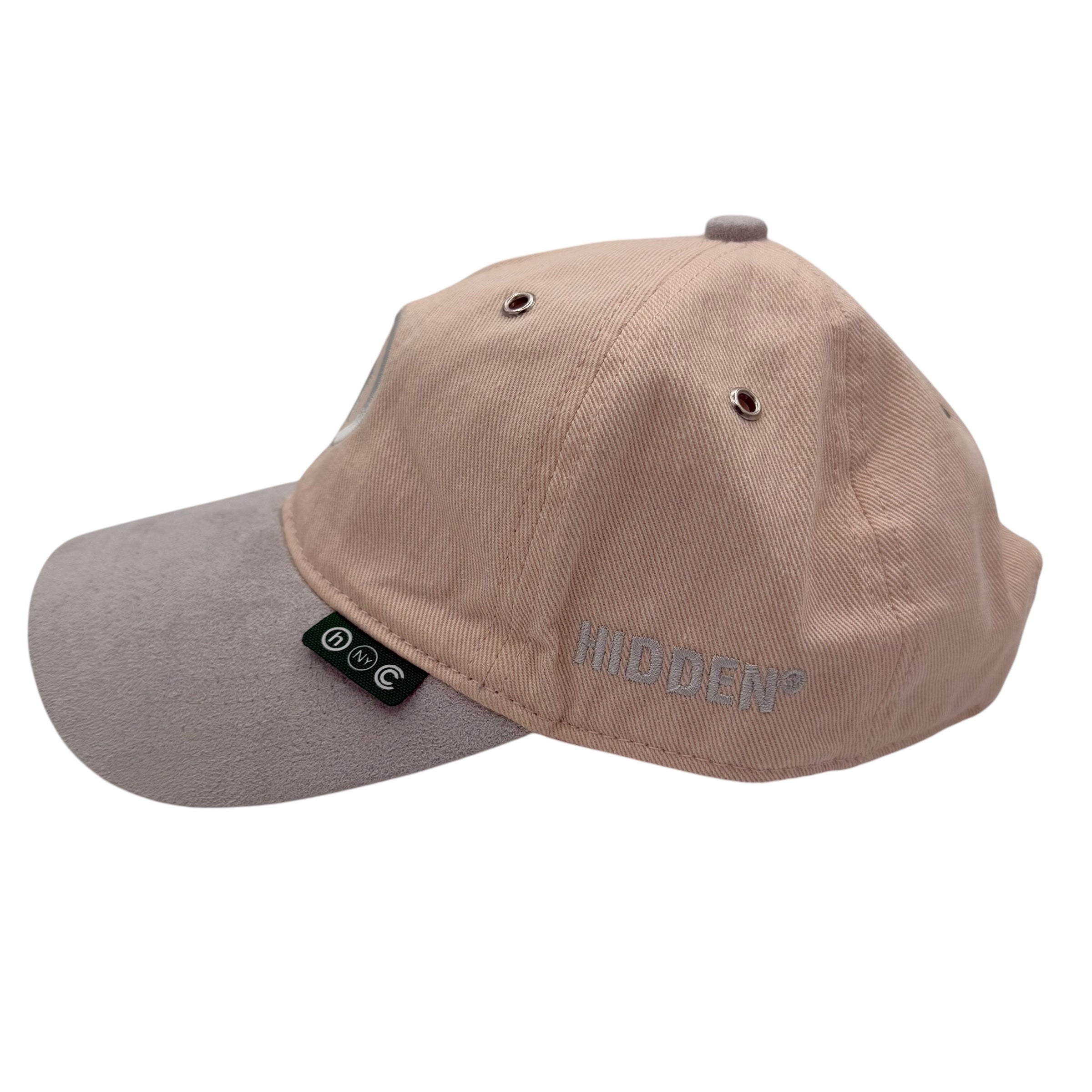 Hidden NY H Logo Dad Hat Natural/Silver