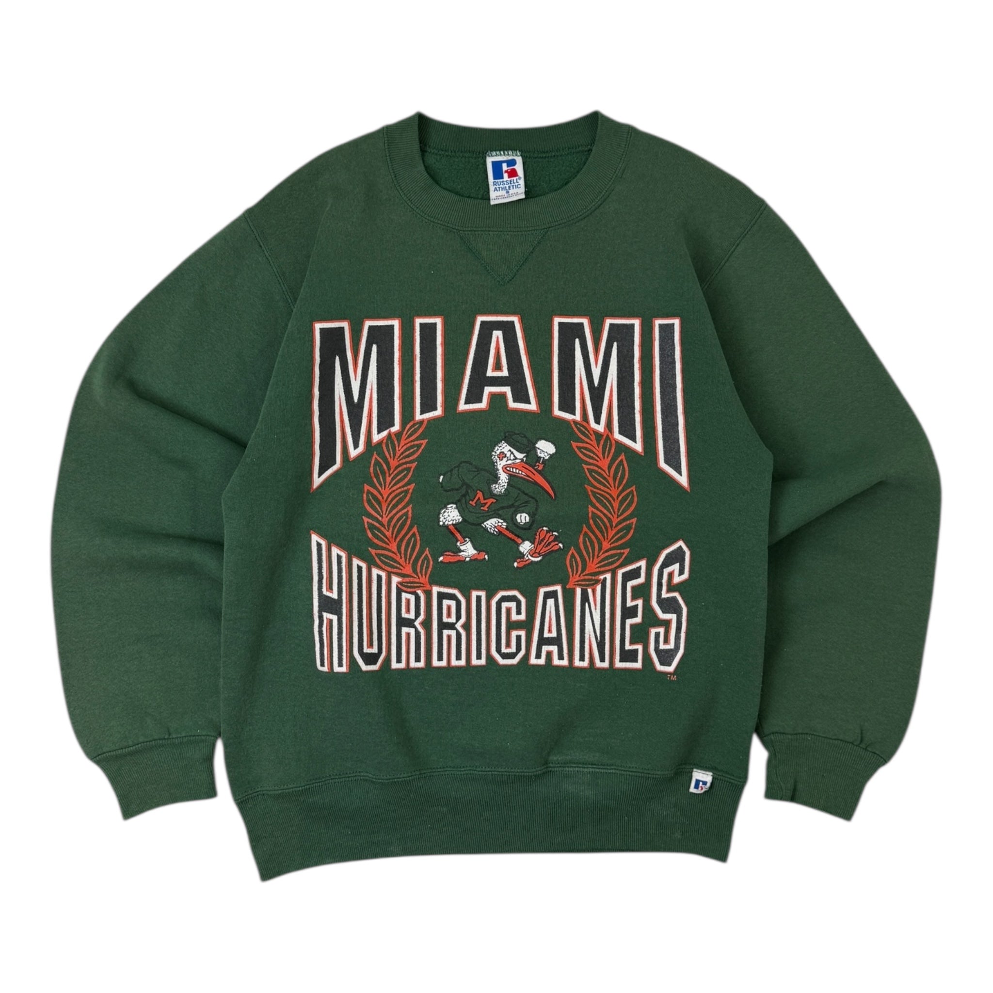 Vintage 90s Miami Hurricanes Russell Crewneck