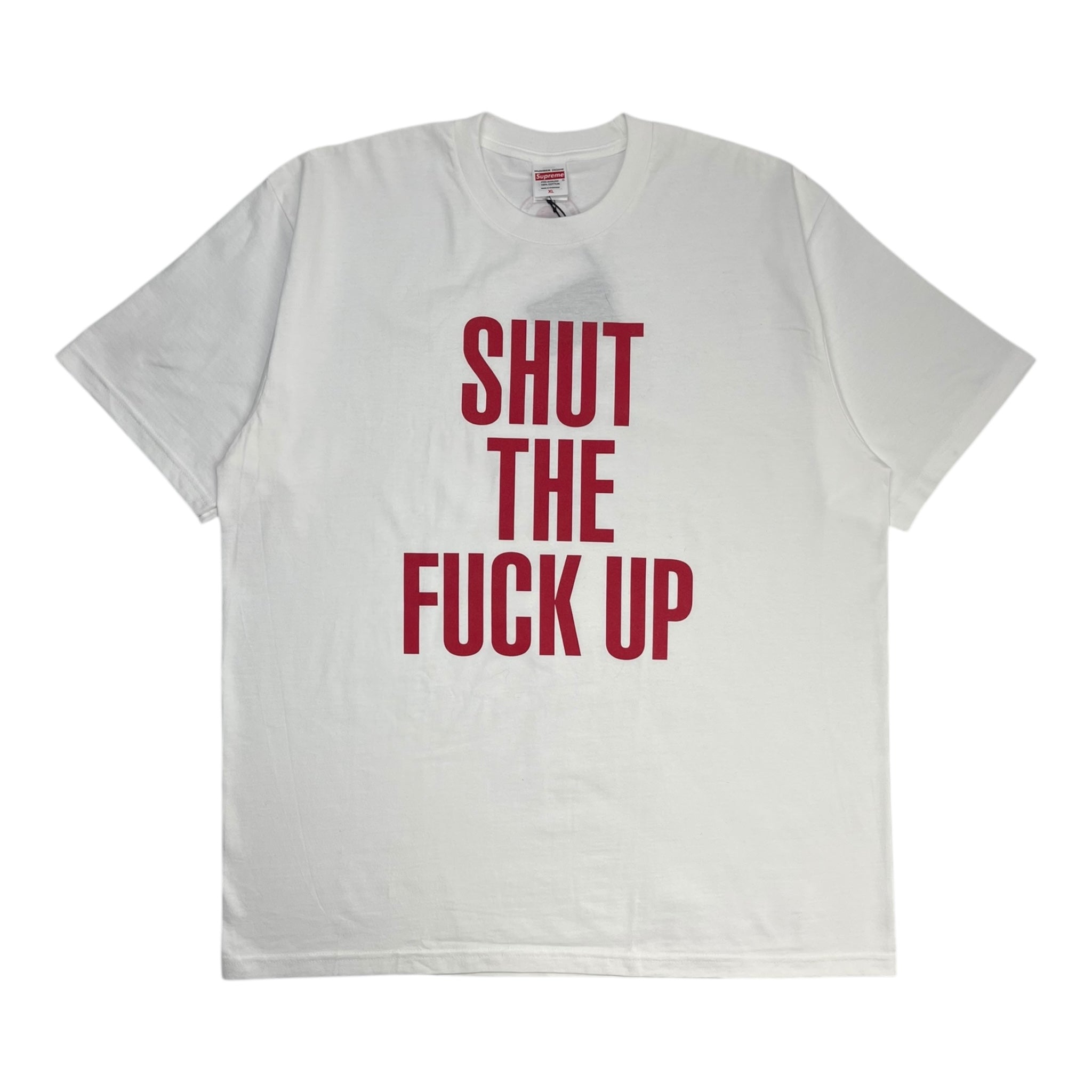 Supreme Number (N)ine Shut Up Tee White