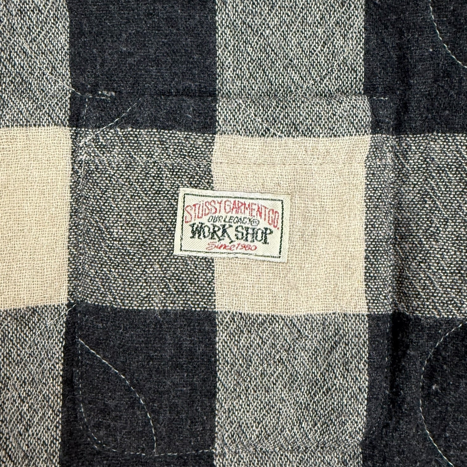 Stüssy x Our Legacy Work Shop Borrowed Jacket Grey/Beige