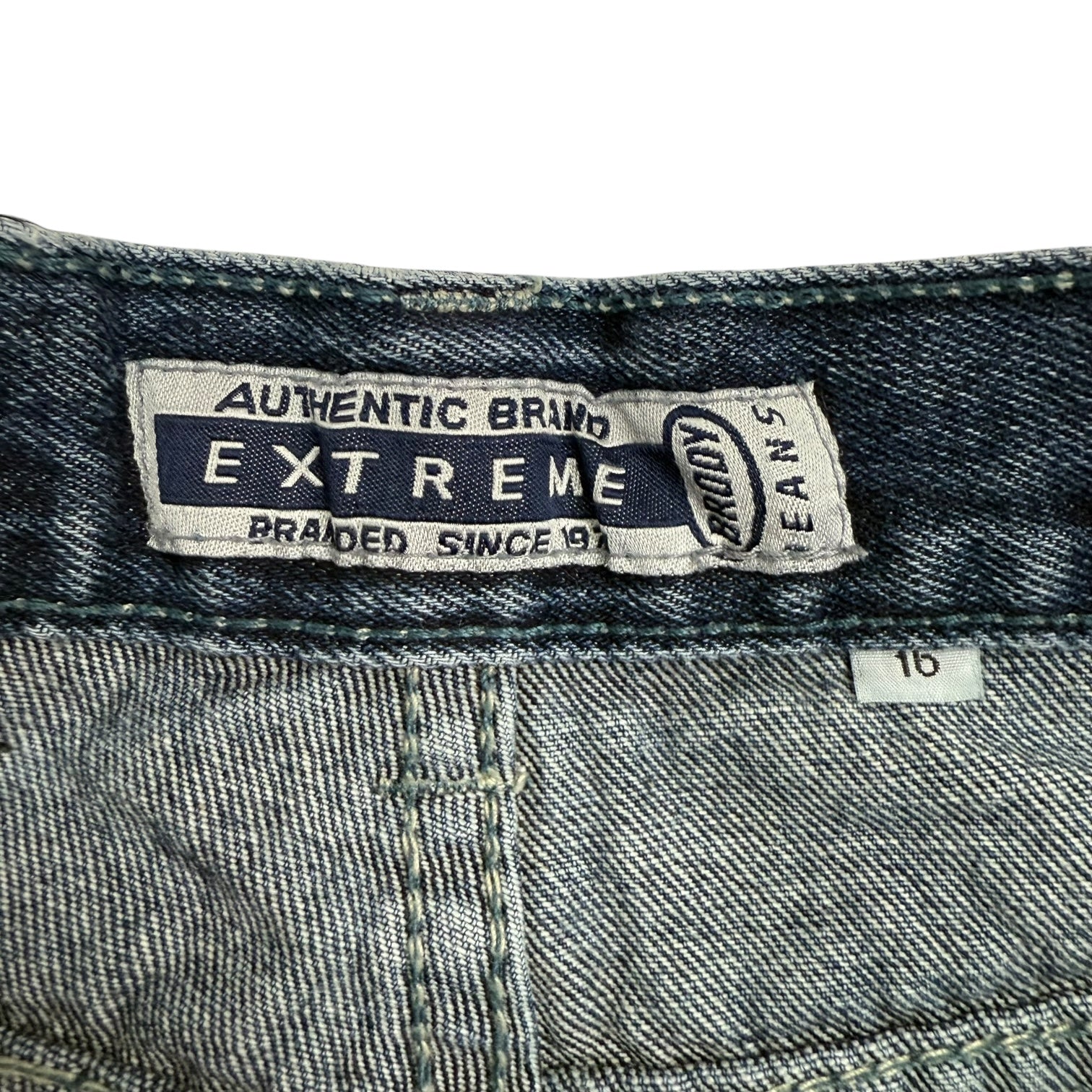 Vintage Brody Wide Leg Denim Pants Dark Wash