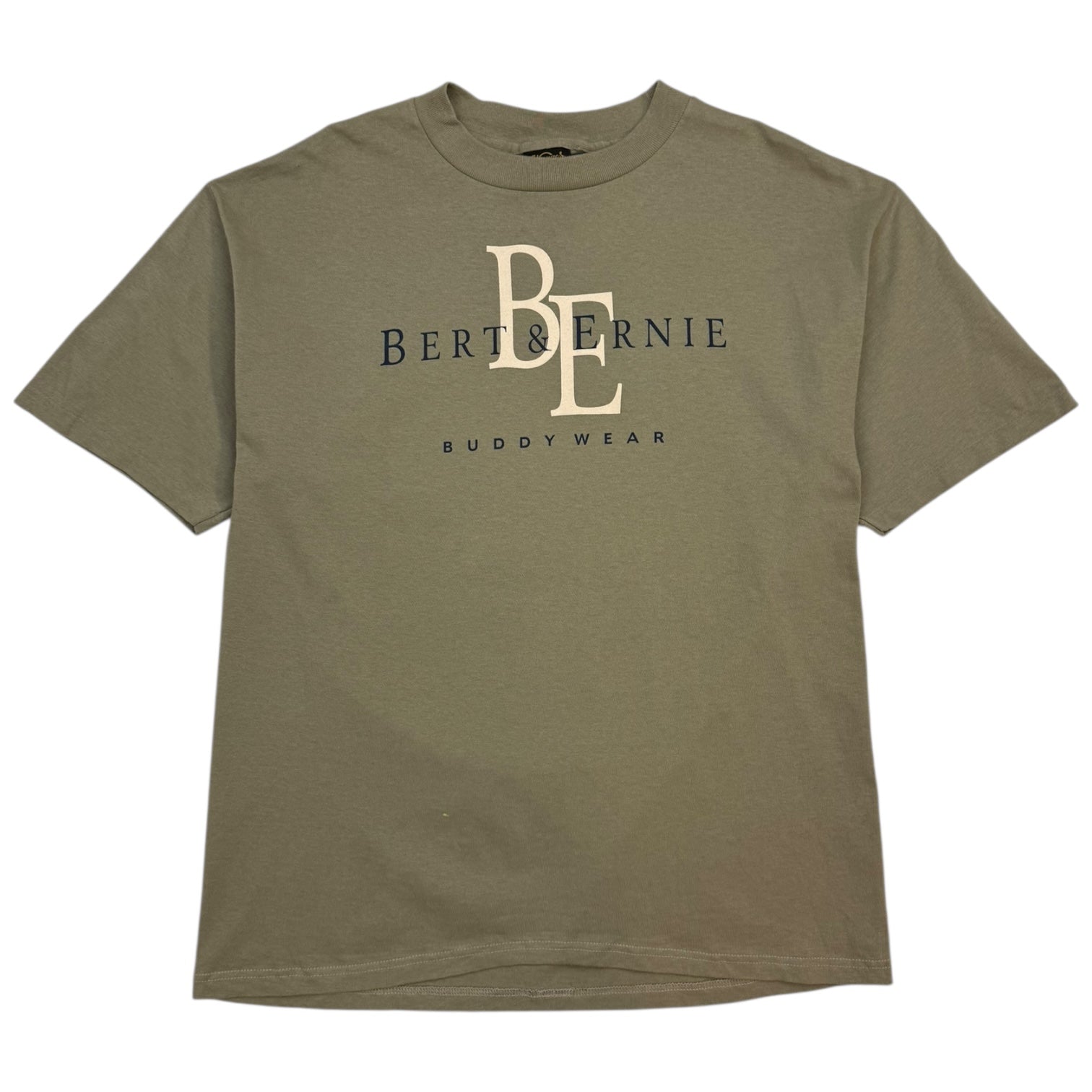 Vintage Bert & Ernie Sesame Street T-Shirt Taupe