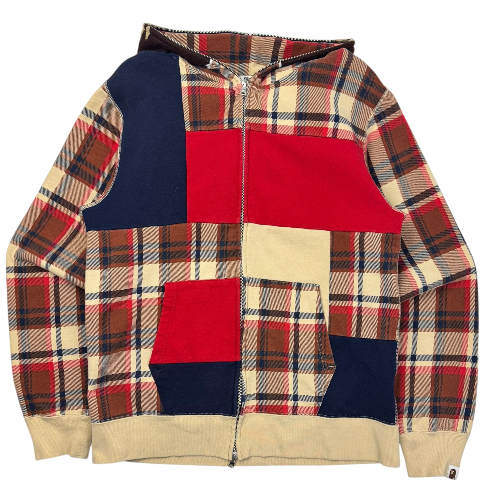 BAPE Check 2nd Ape Full-Zip Hoodie