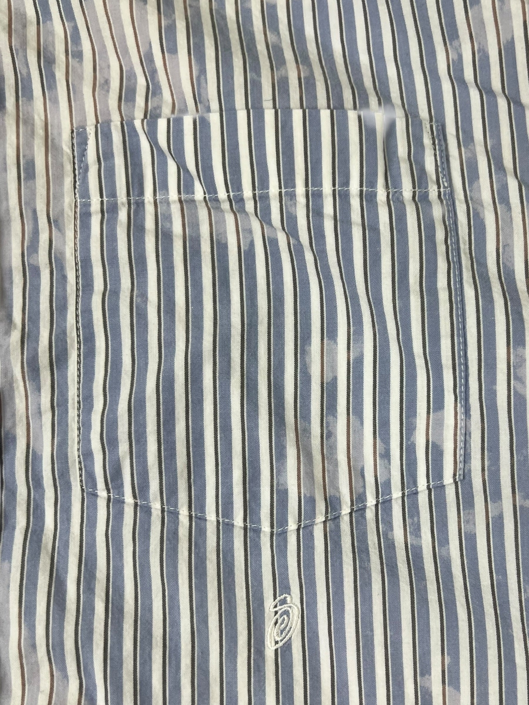 Stussy Classic Button up Bleached Blue