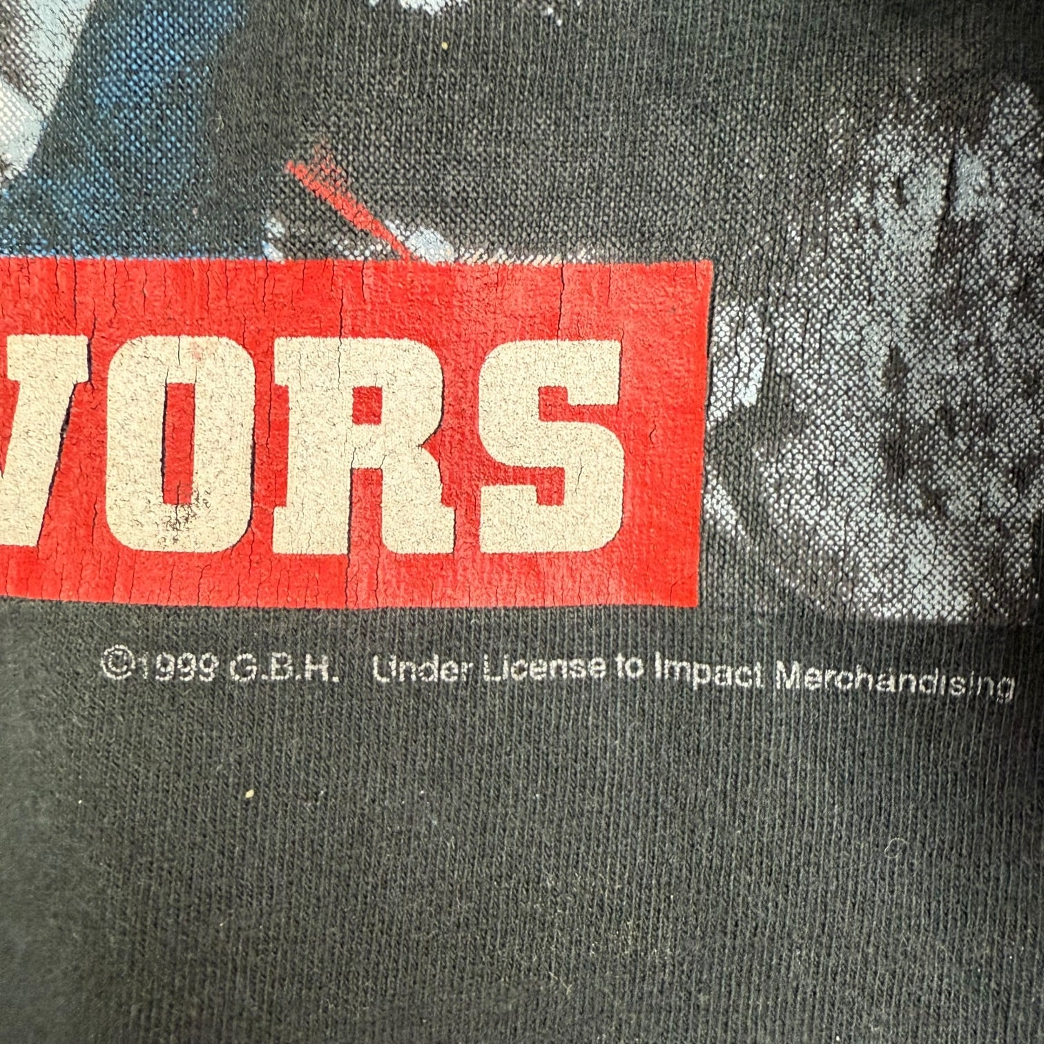 1998 GBH ‘No Survivors’ Cutoff Tee Black