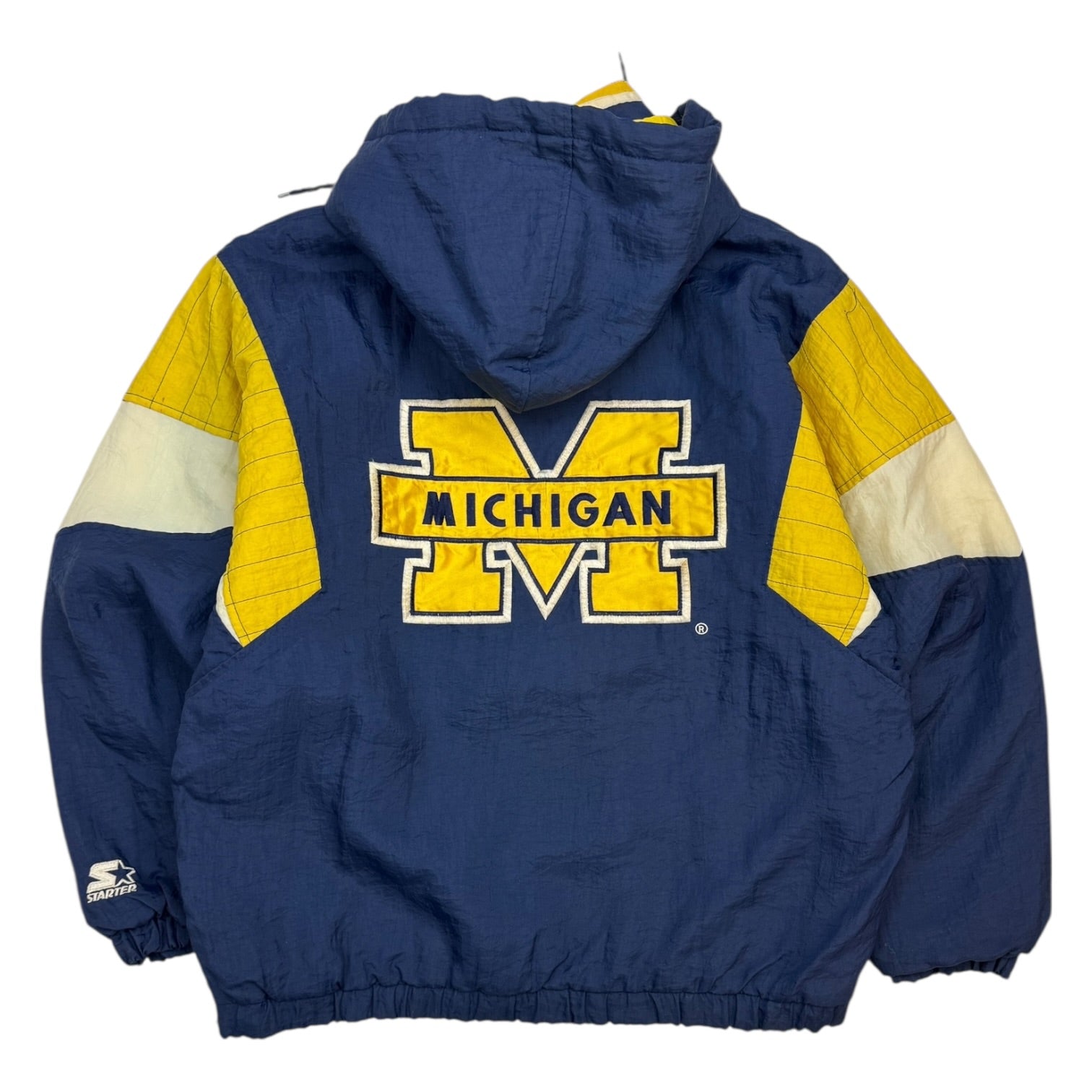 Vintage Michigan Wolverines Starter Pull Over Jacket