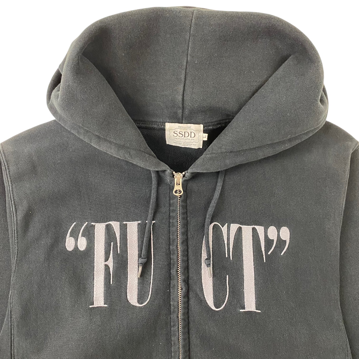 Fuct 1991 Zip Up Hoodie Black