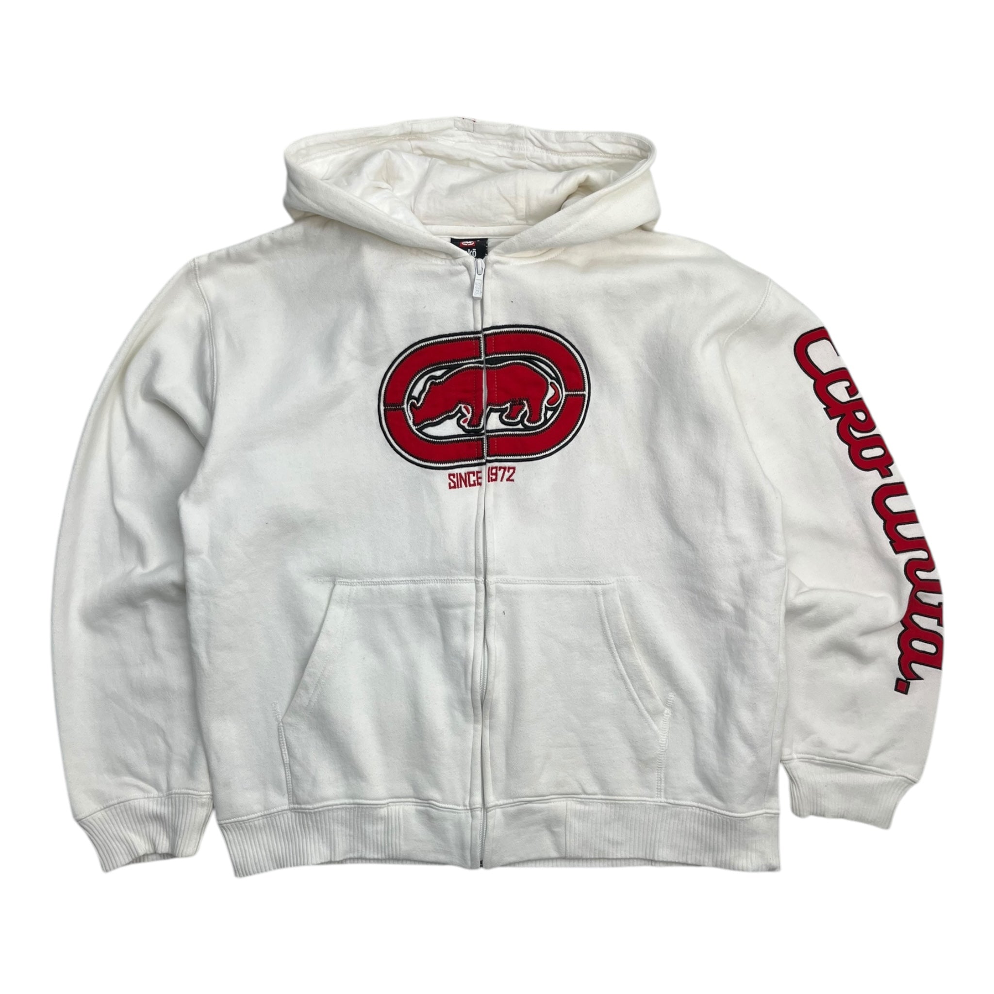 Vintage Y2K Ecko Unlt. Embroidered Zip Up Hoodie