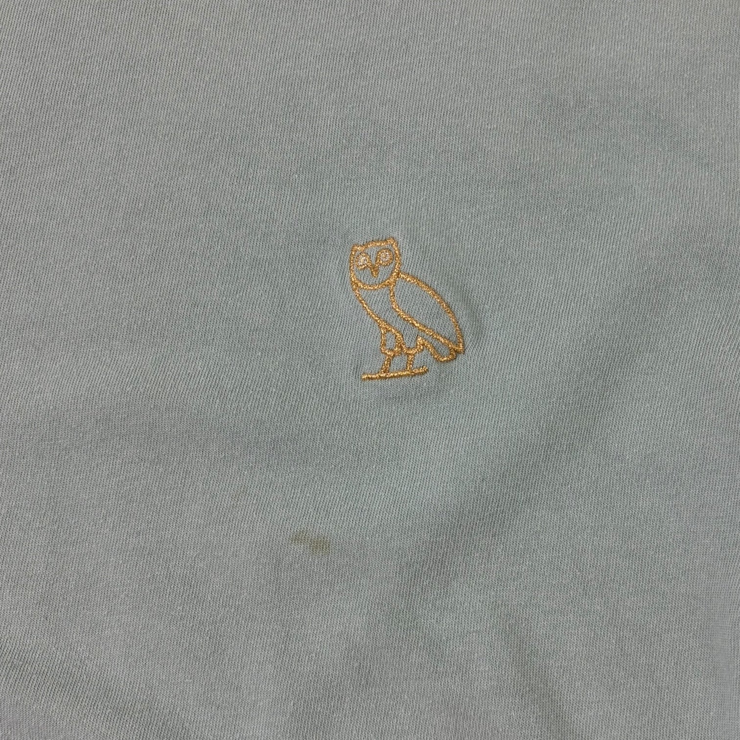 OVO Mini Logo Long Sleeve T-Shirt Mint