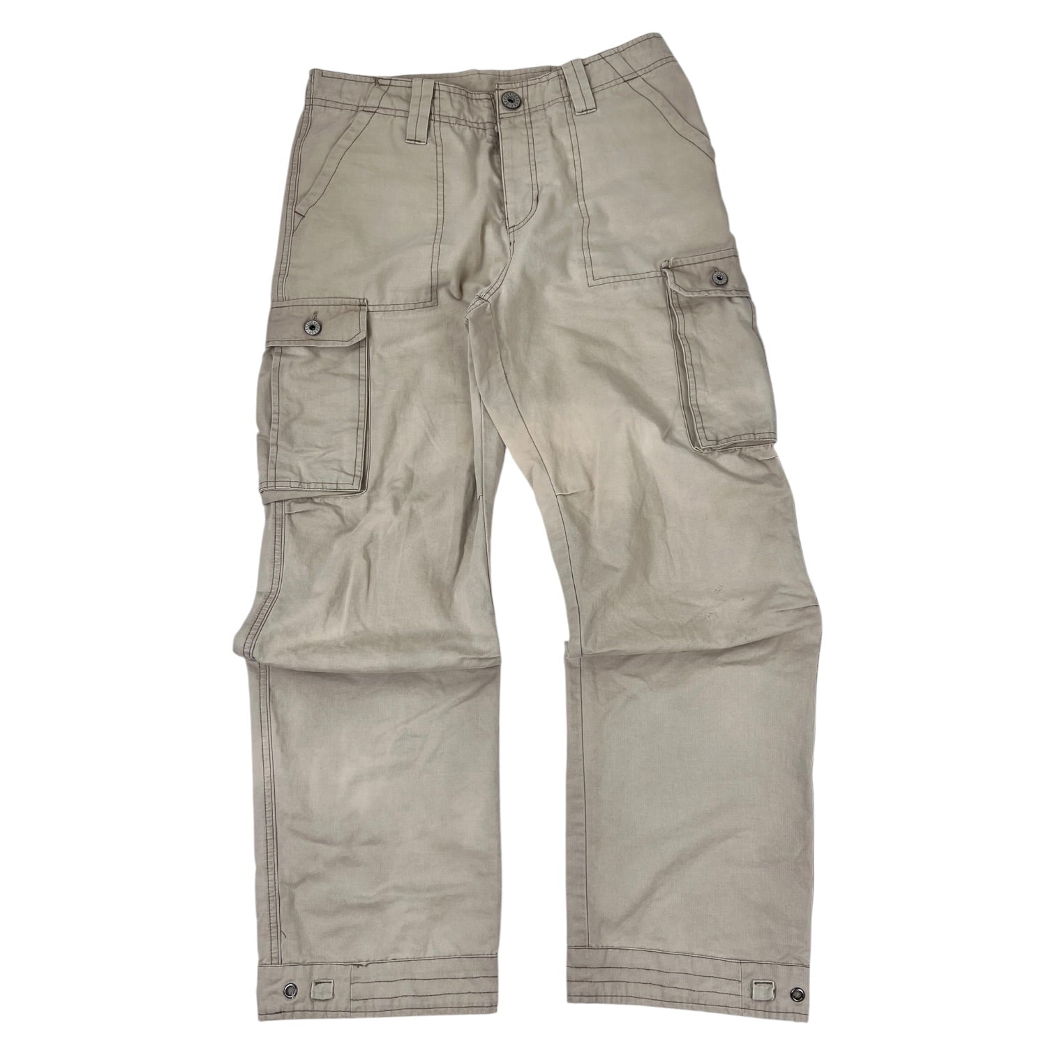 Vintage Groggy Relaxed Multi Pocket Utility Design Pants