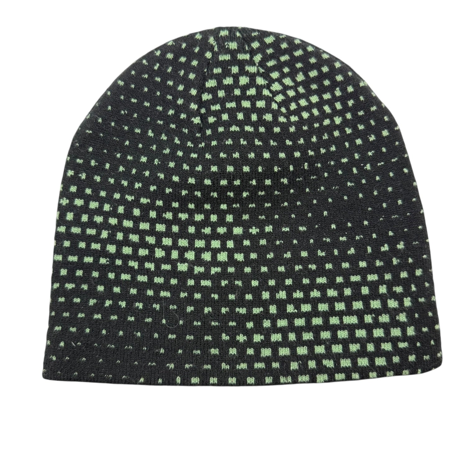 Dime Pixel Skully Beanie Black/Green