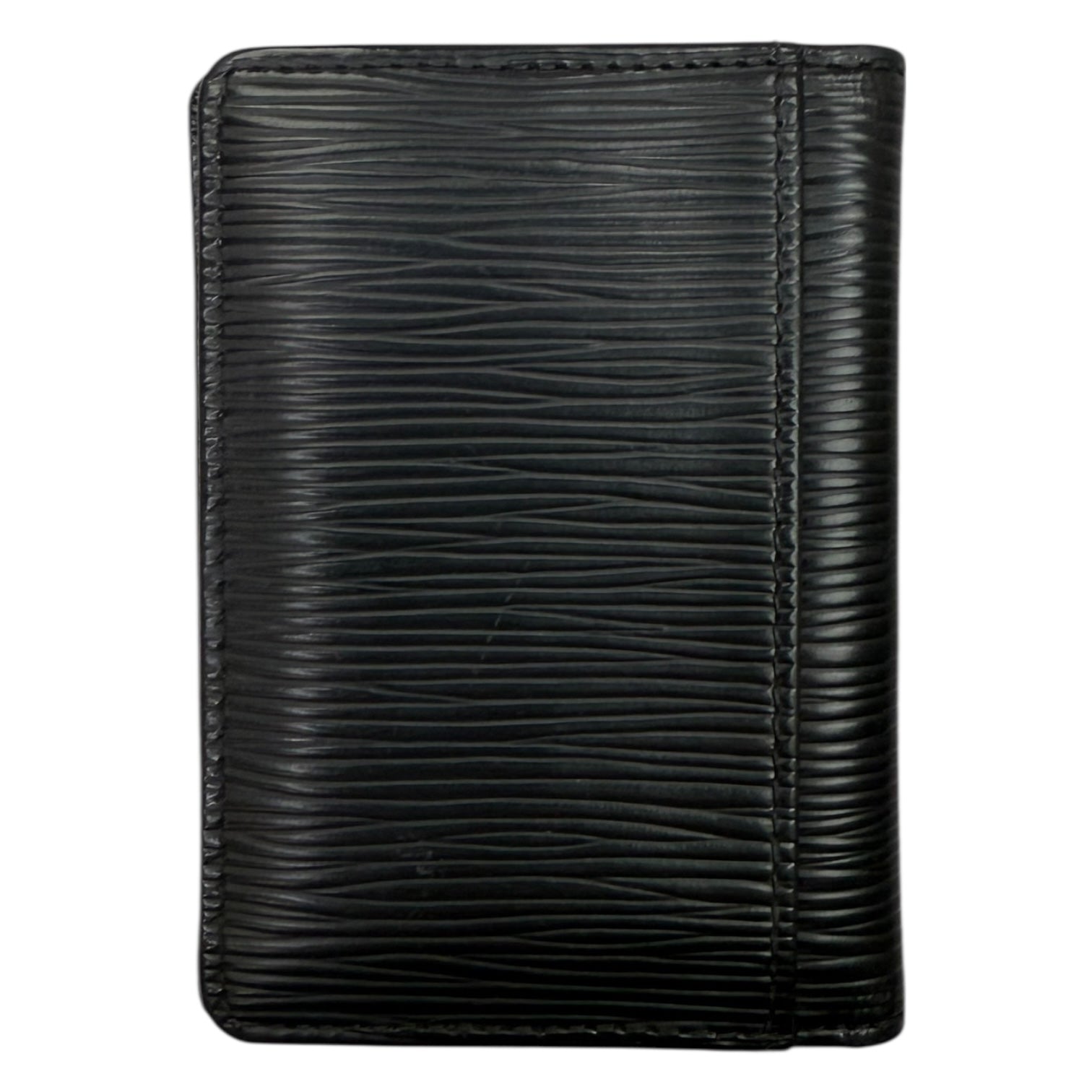 Louis Vuitton Epi Pocket Organizer Leather Black