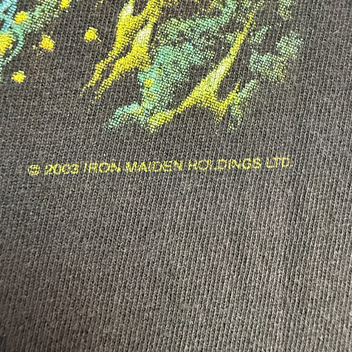 2008 Iron Maiden Somewhere Back In Time Tour Tee Black