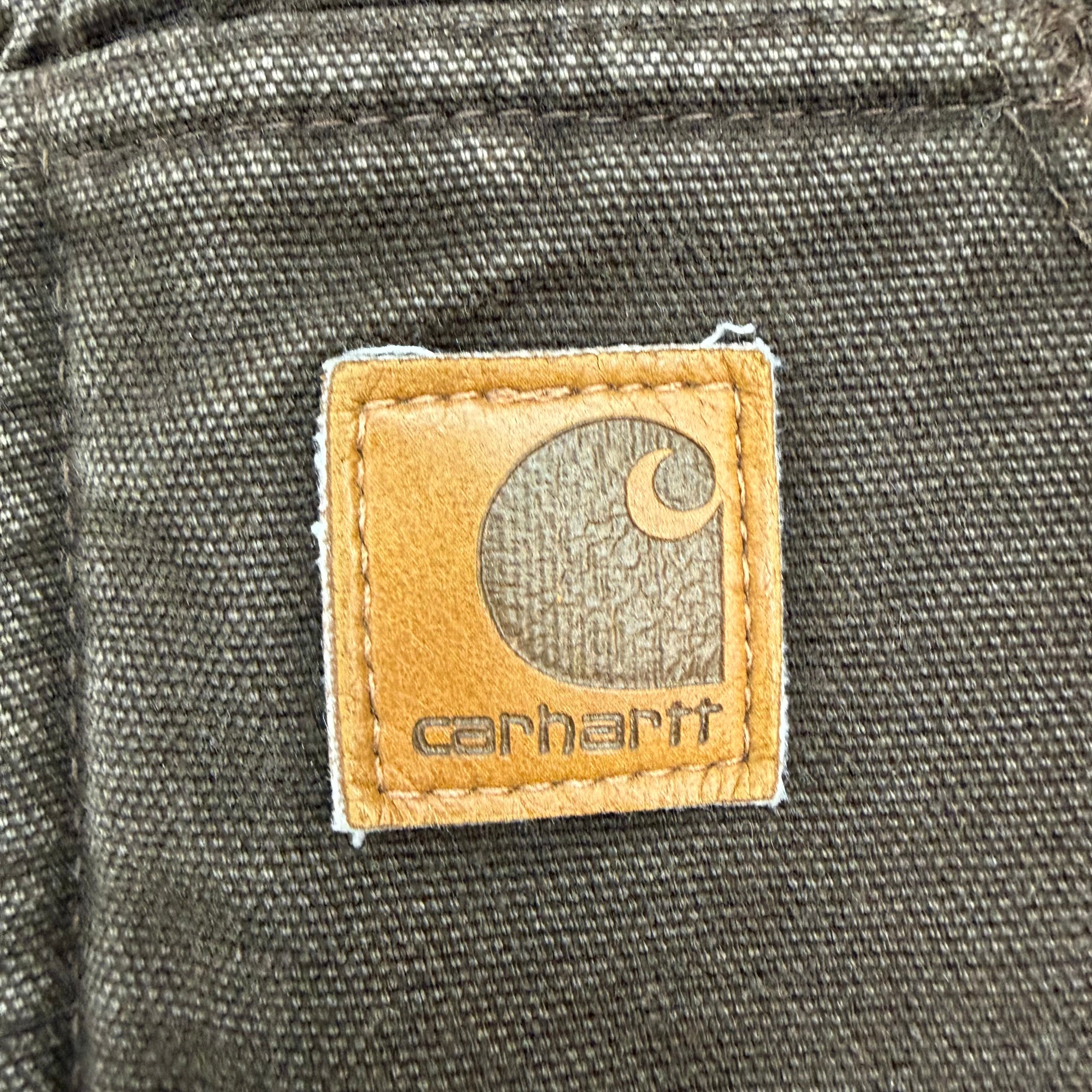 Vintage Carhartt Sherpa Lined Vest Brown