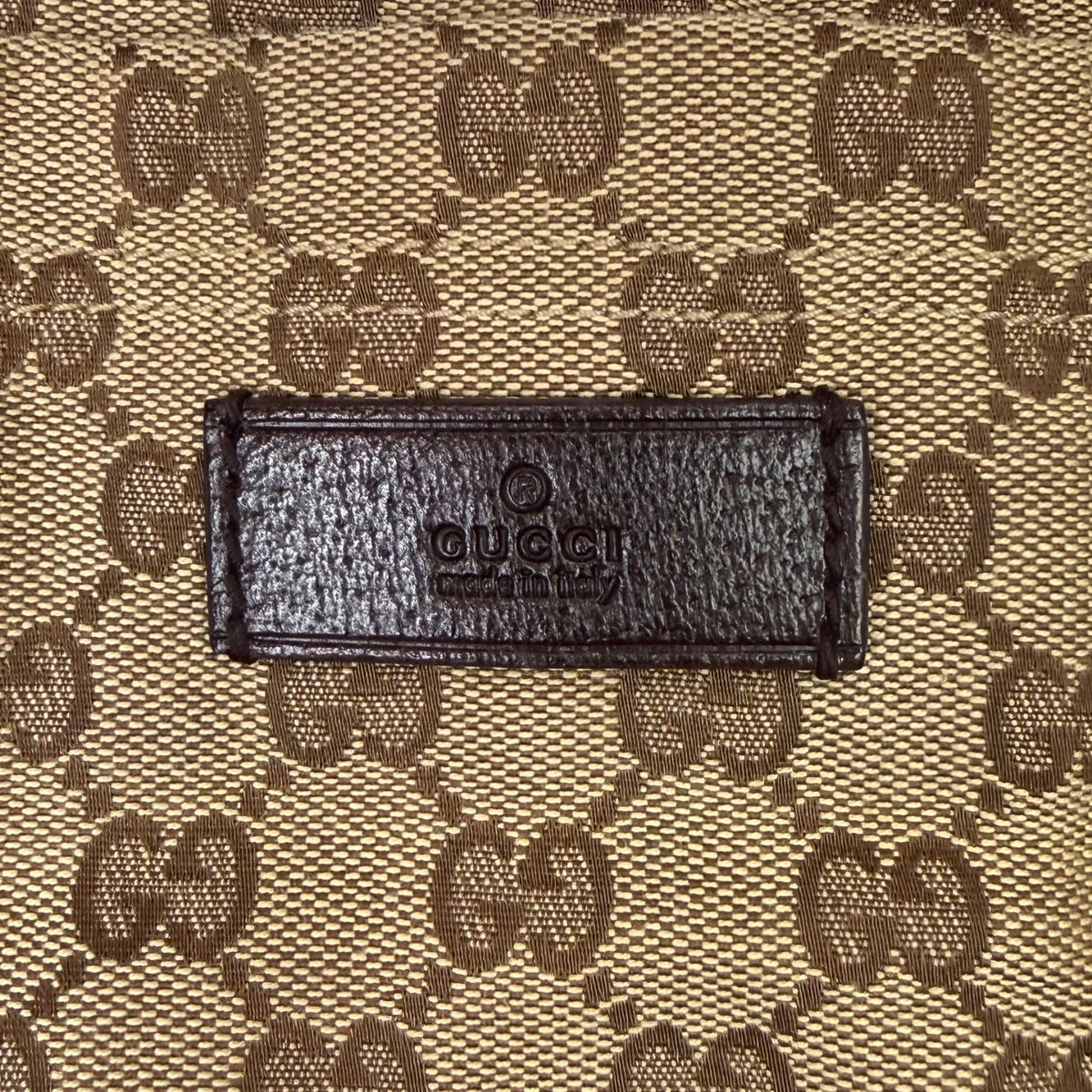 Gucci GG Canvas Web Tote Bag Beige