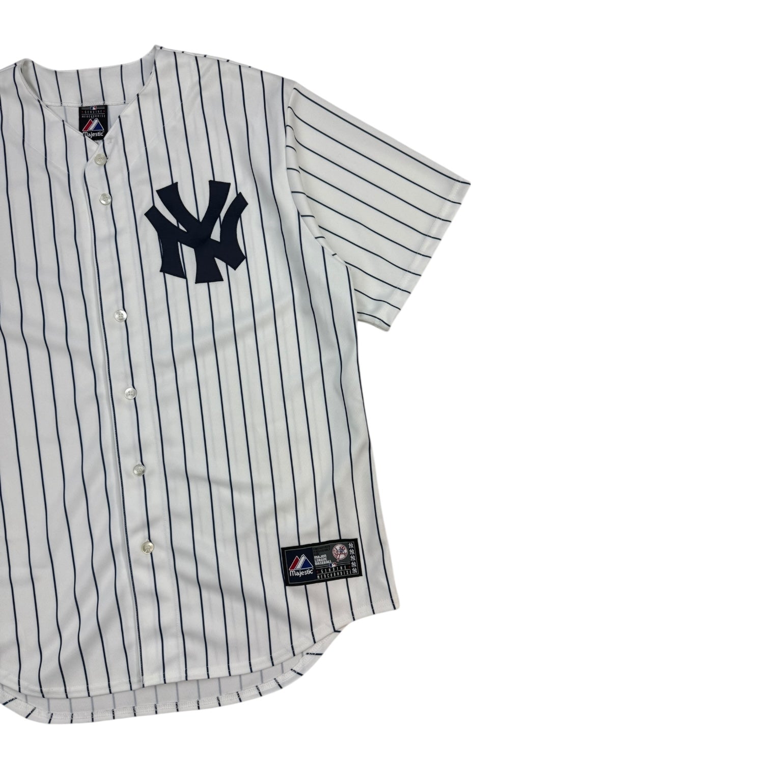 Vintage New York Yankees Pinstripe Jersey White